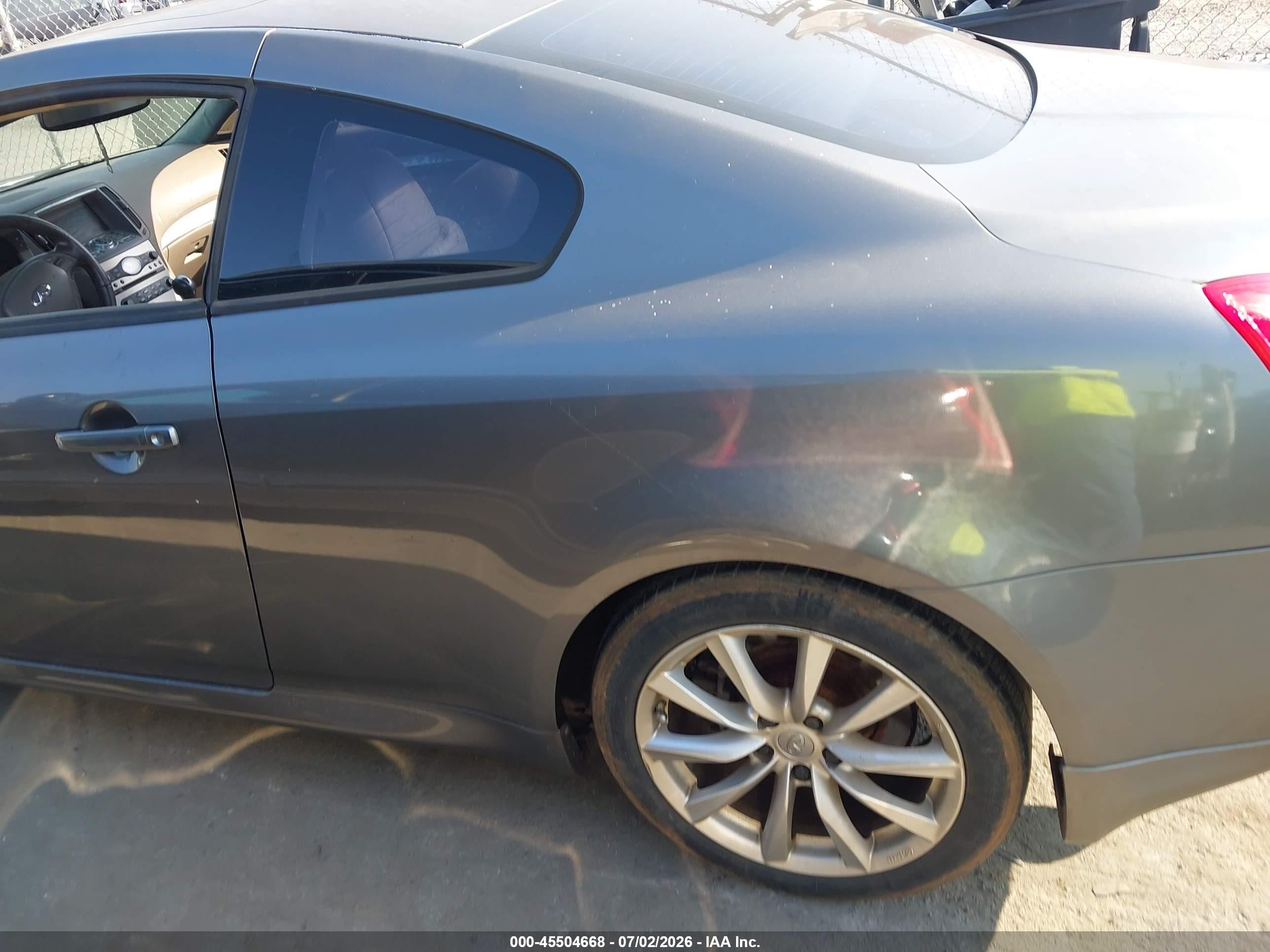 2012 Infiniti G37 Journey Gray vin: JN1CV6EK7CM420043