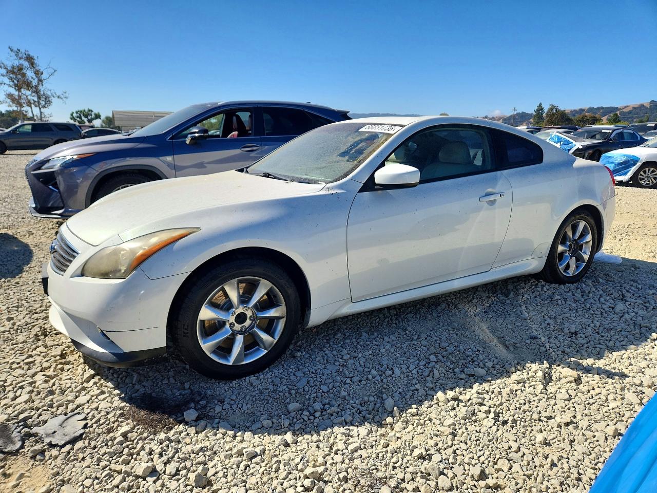 2012 Infiniti G37 Coupe Base White vin: JN1CV6EK7CM421273