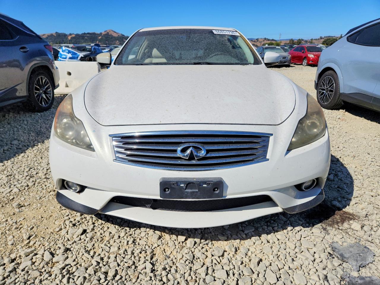 2012 Infiniti G37 Coupe Base White vin: JN1CV6EK7CM421273