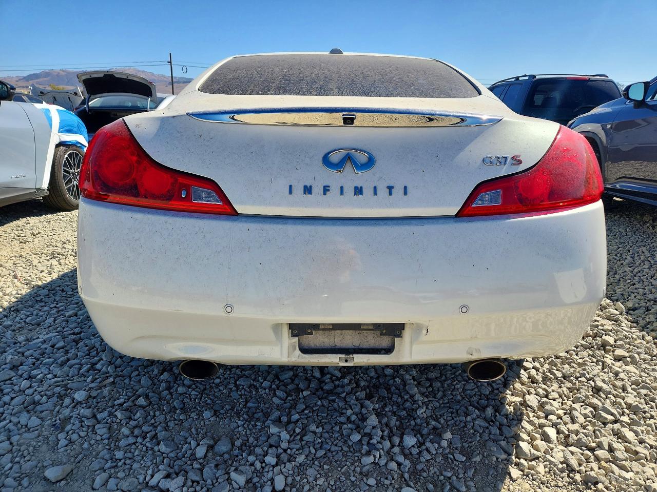 2012 Infiniti G37 Coupe Base White vin: JN1CV6EK7CM421273