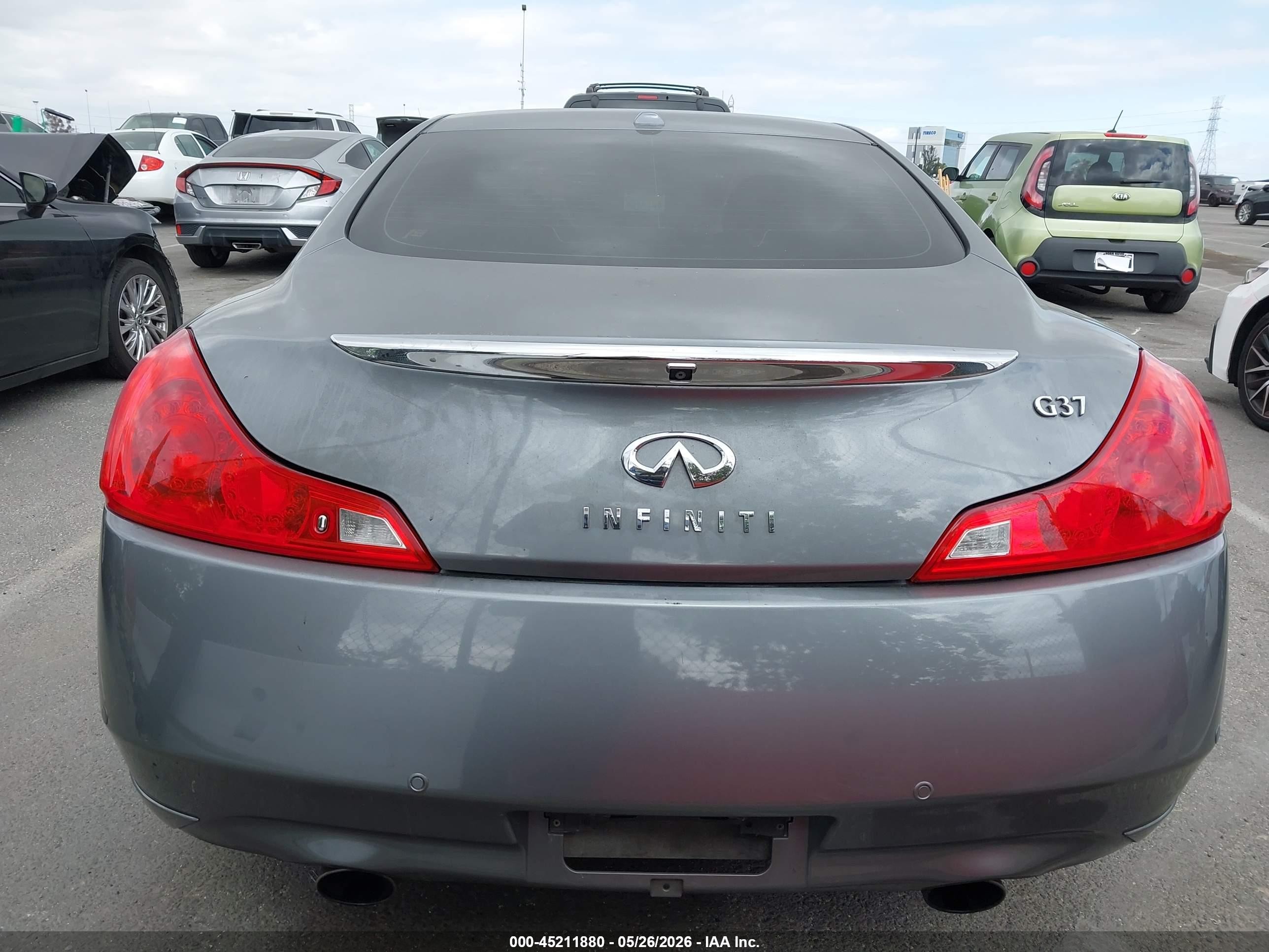 2013 Infiniti G37 Journey Gray vin: JN1CV6EK7DM922553