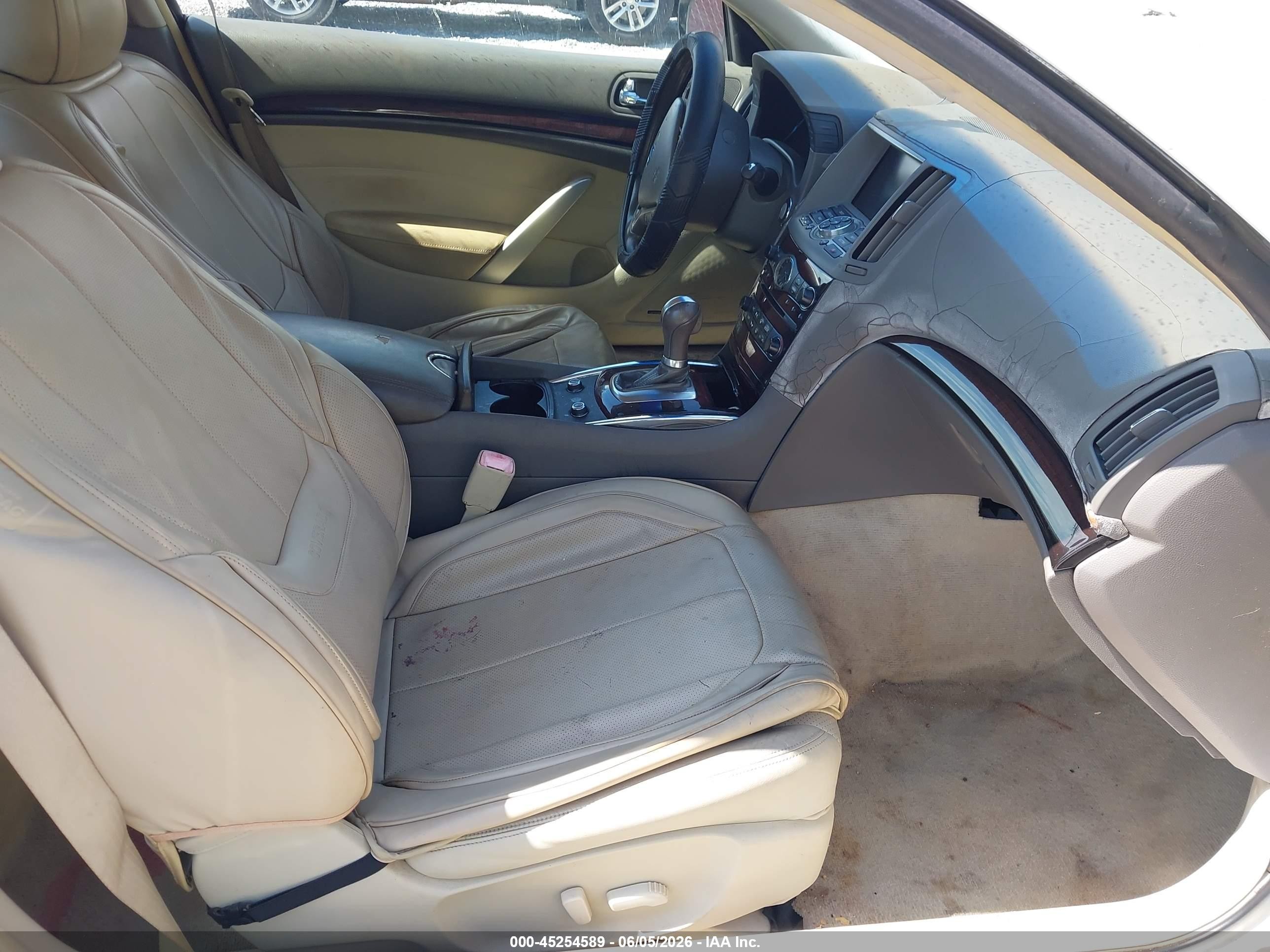 2010 Infiniti G37 Journey White vin: JN1CV6EK8AM101893