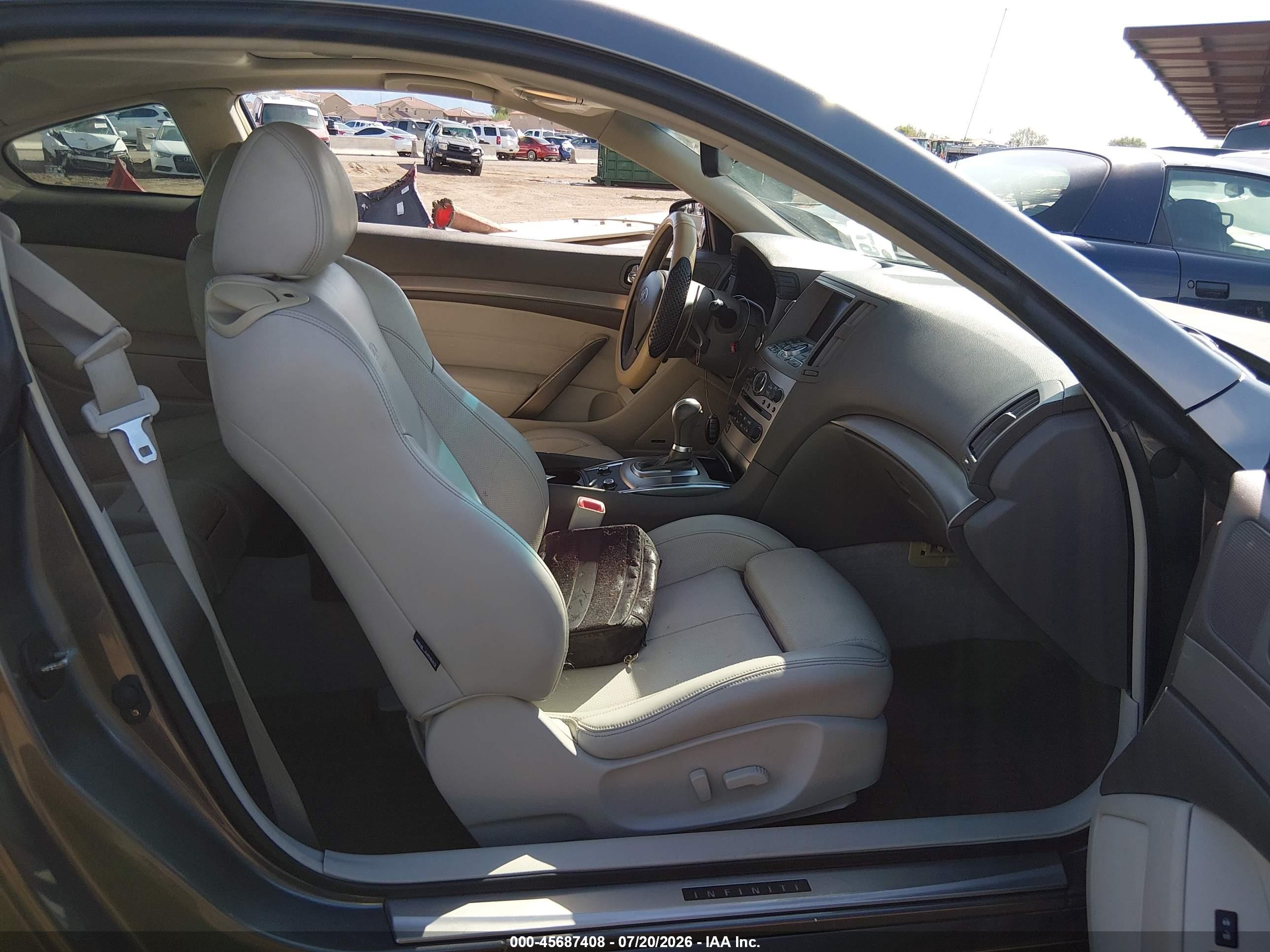 2012 Infiniti G37 Journey Gray vin: JN1CV6EK8CM422903