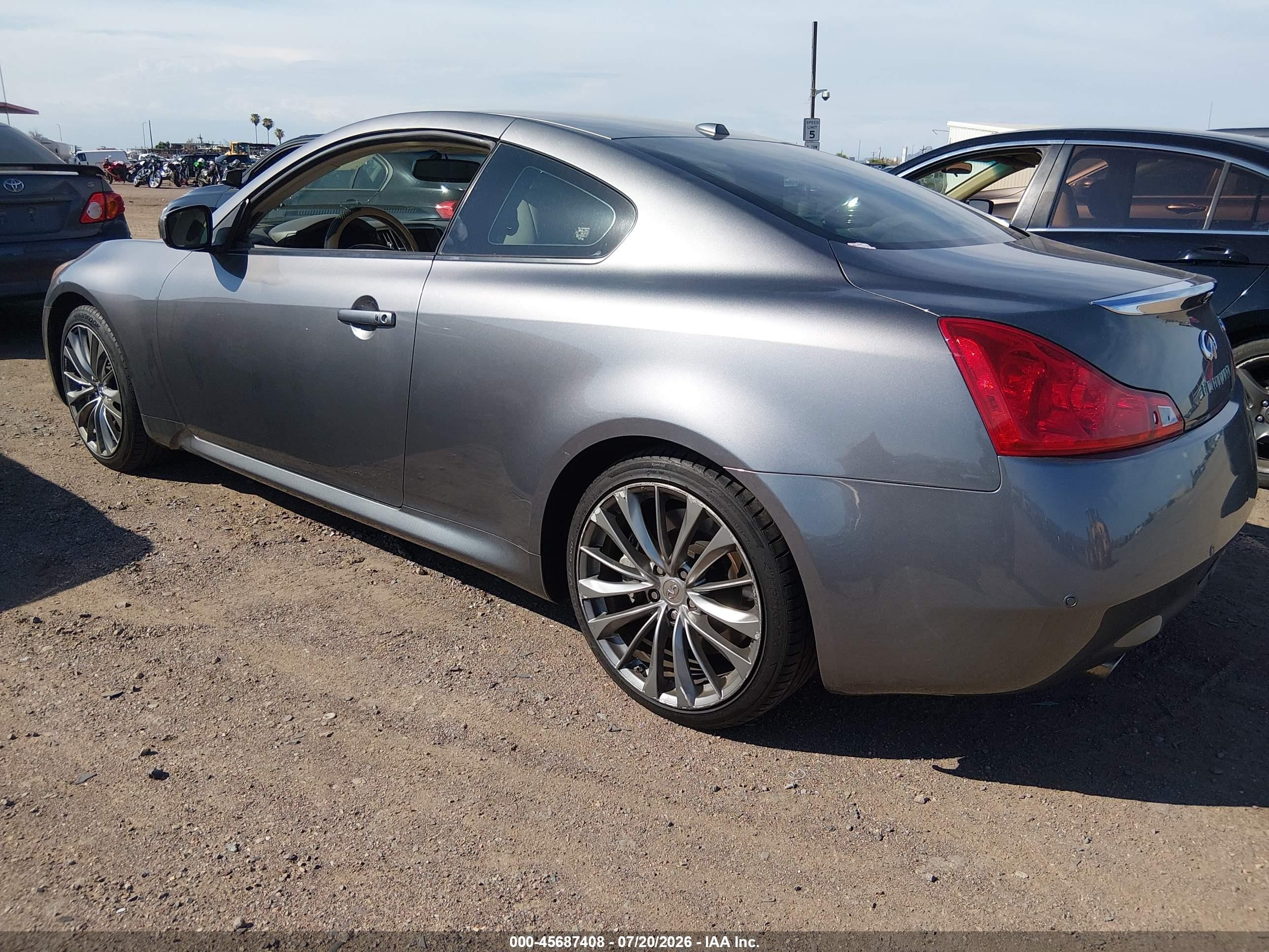 2012 Infiniti G37 Journey Gray vin: JN1CV6EK8CM422903