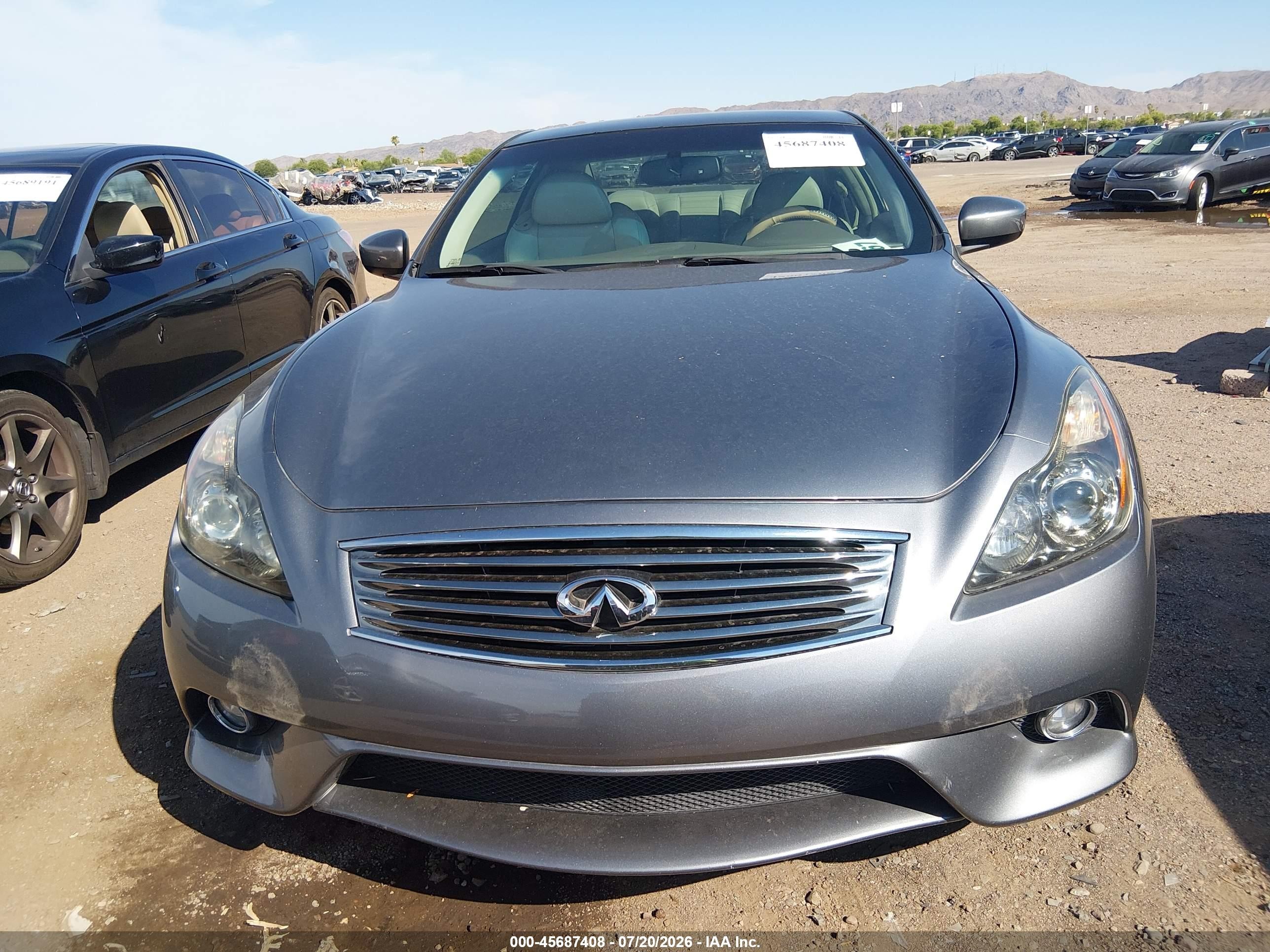 2012 Infiniti G37 Journey Gray vin: JN1CV6EK8CM422903