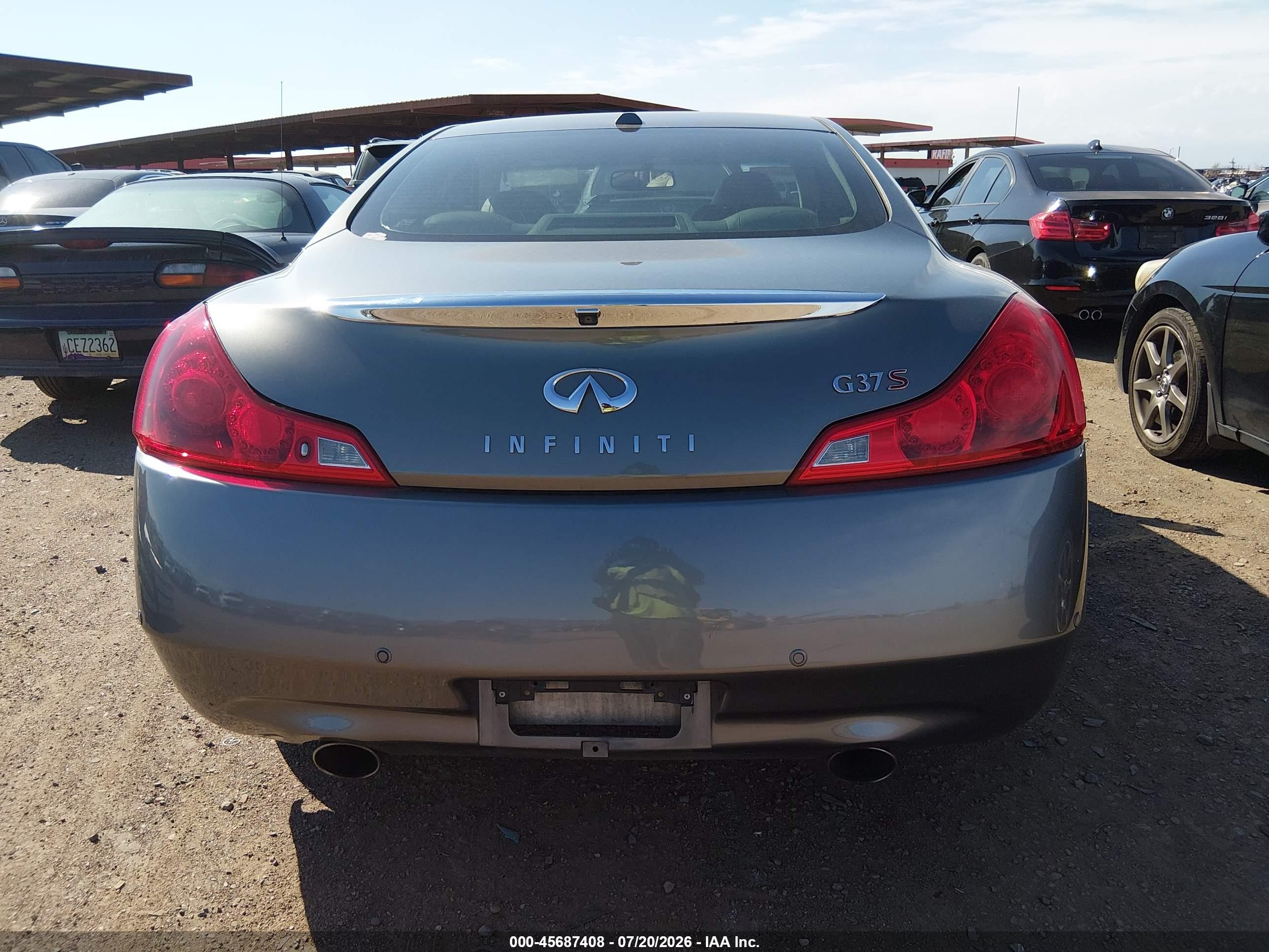 2012 Infiniti G37 Journey Gray vin: JN1CV6EK8CM422903