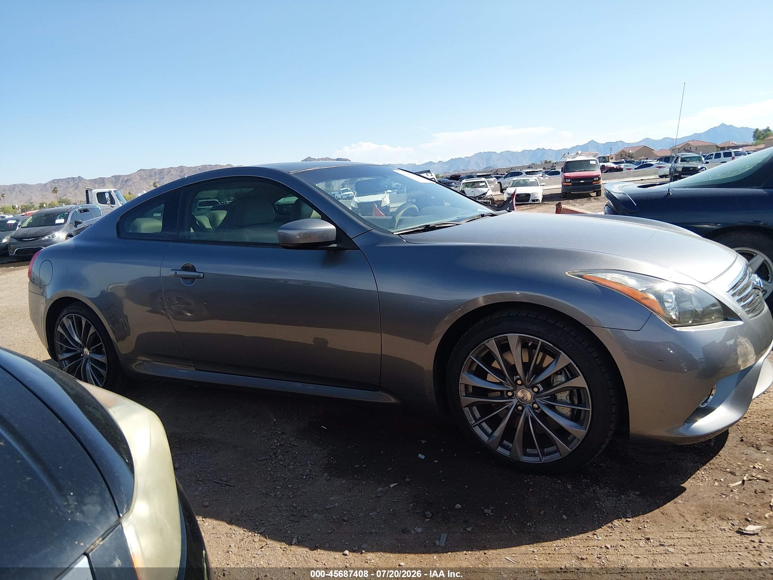 2012 Infiniti G37 Journey Gray vin: JN1CV6EK8CM422903