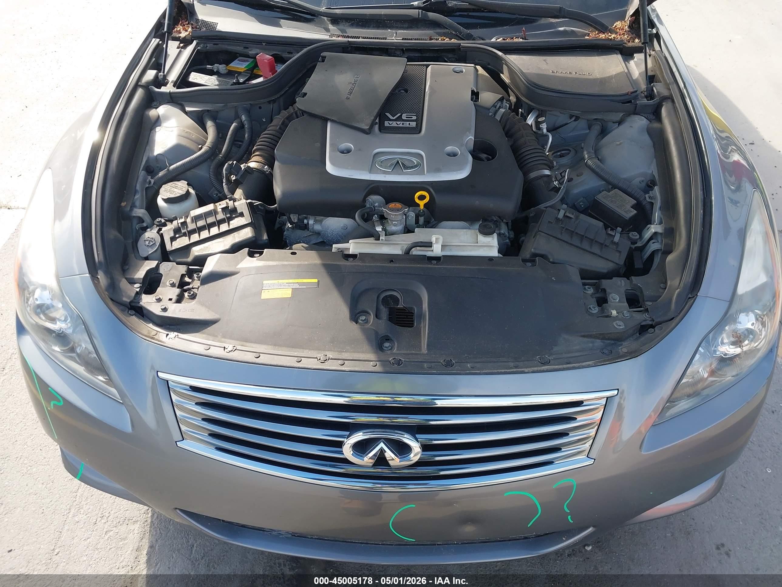 2013 Infiniti G37 Journey Серый vin: JN1CV6EK8DM920701