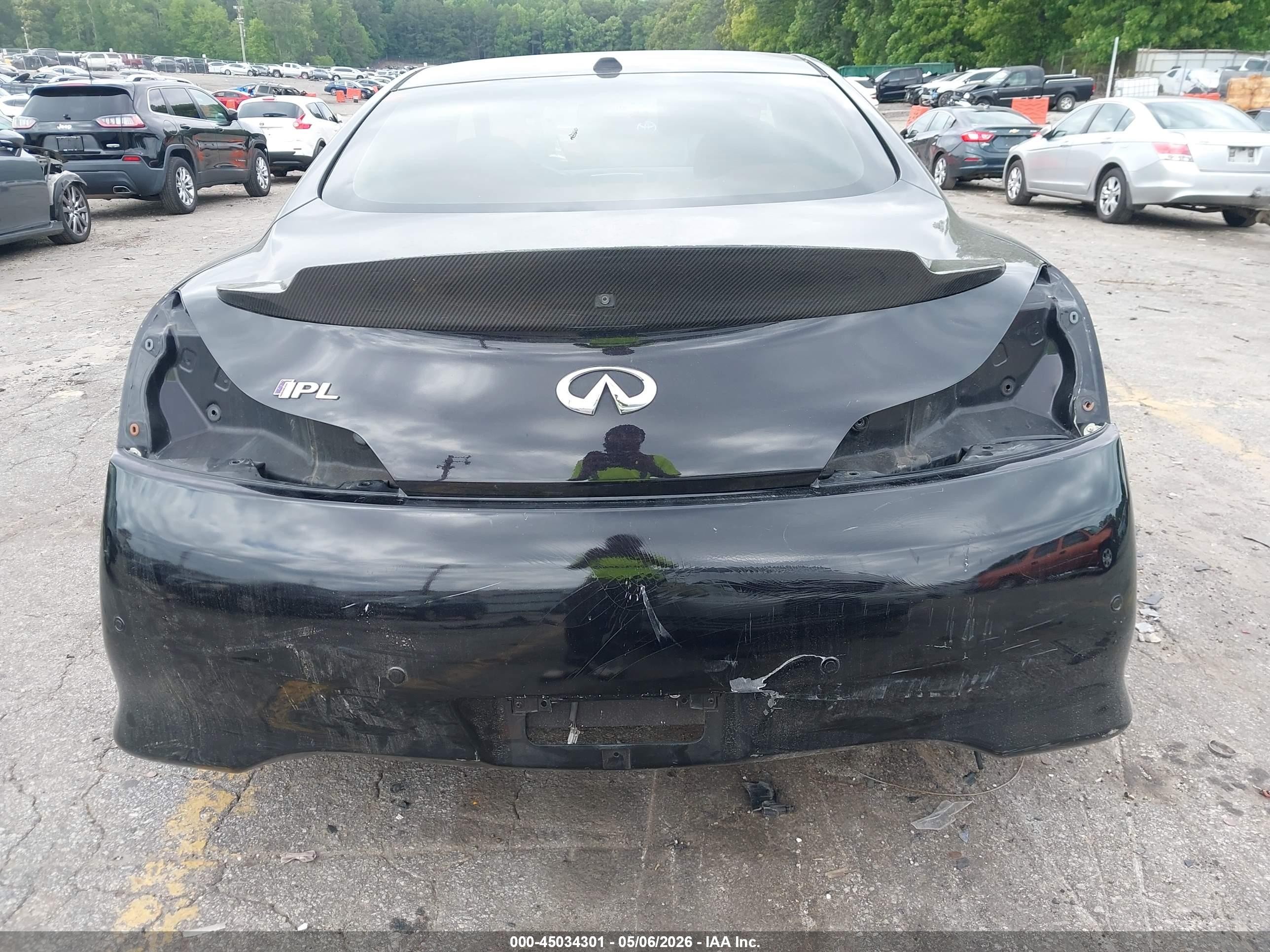 2013 Infiniti Ipl G   Black vin: JN1CV6EK9DM900098