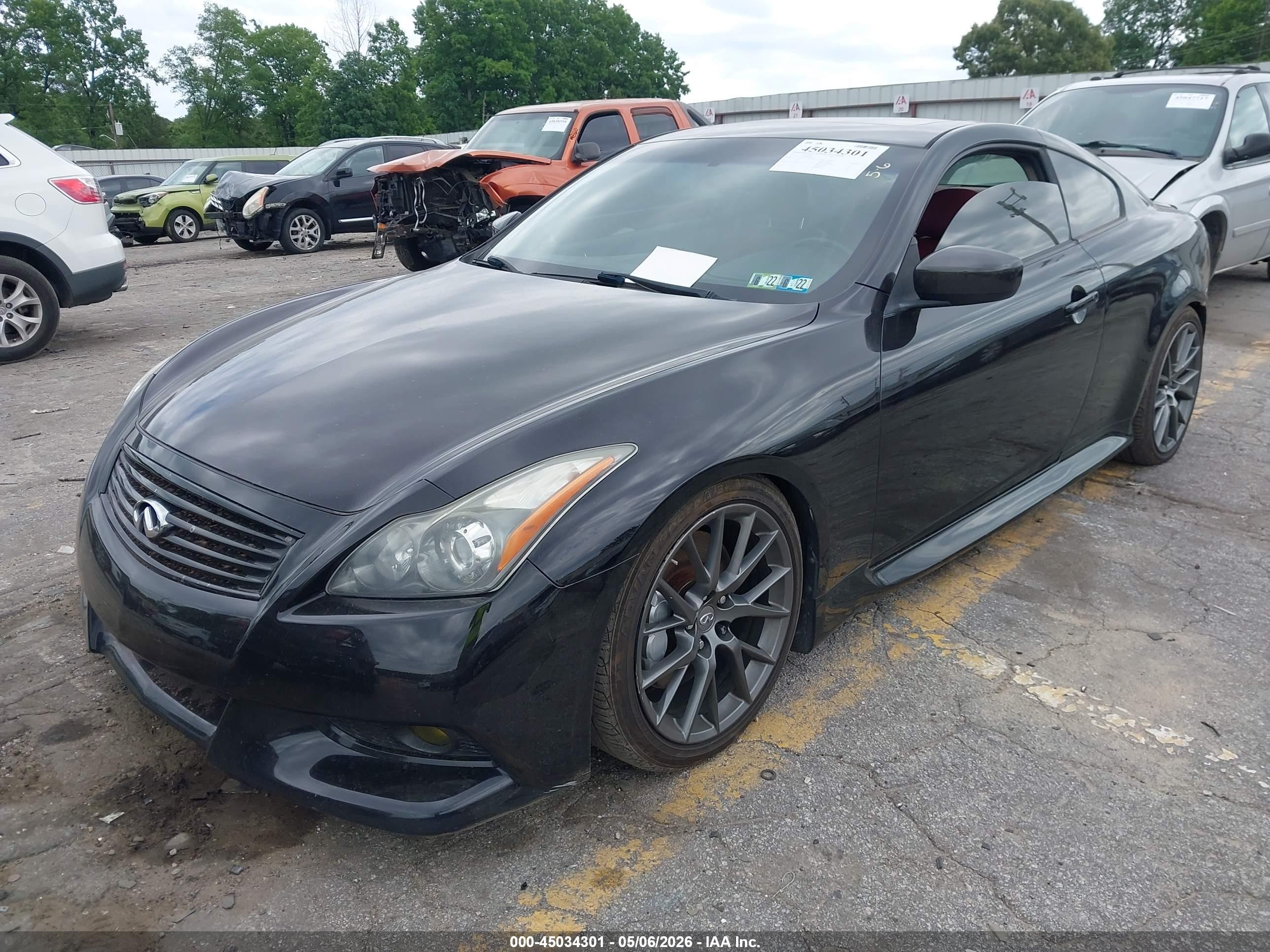 2013 Infiniti Ipl G   Black vin: JN1CV6EK9DM900098