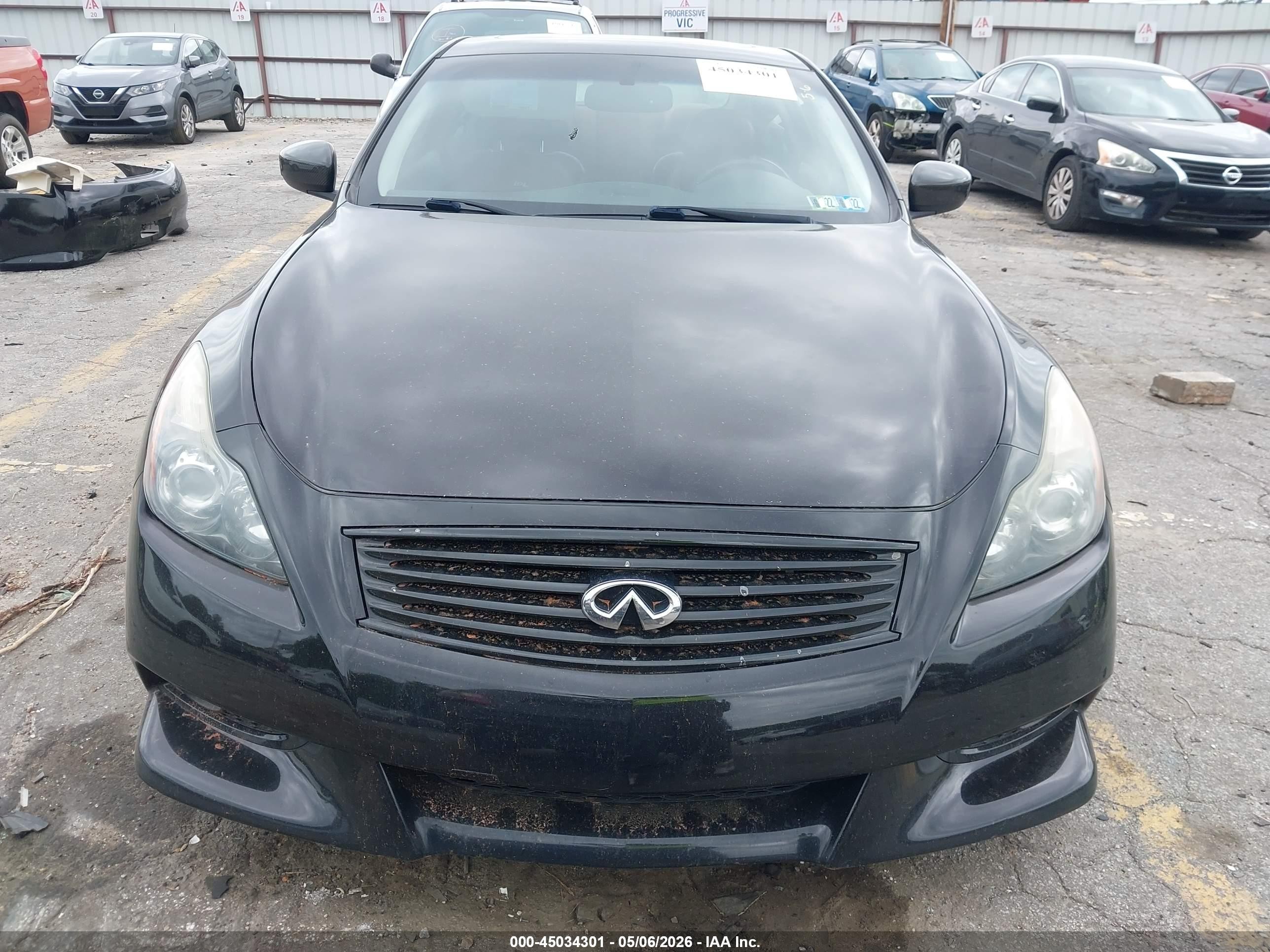 2013 Infiniti Ipl G   Black vin: JN1CV6EK9DM900098