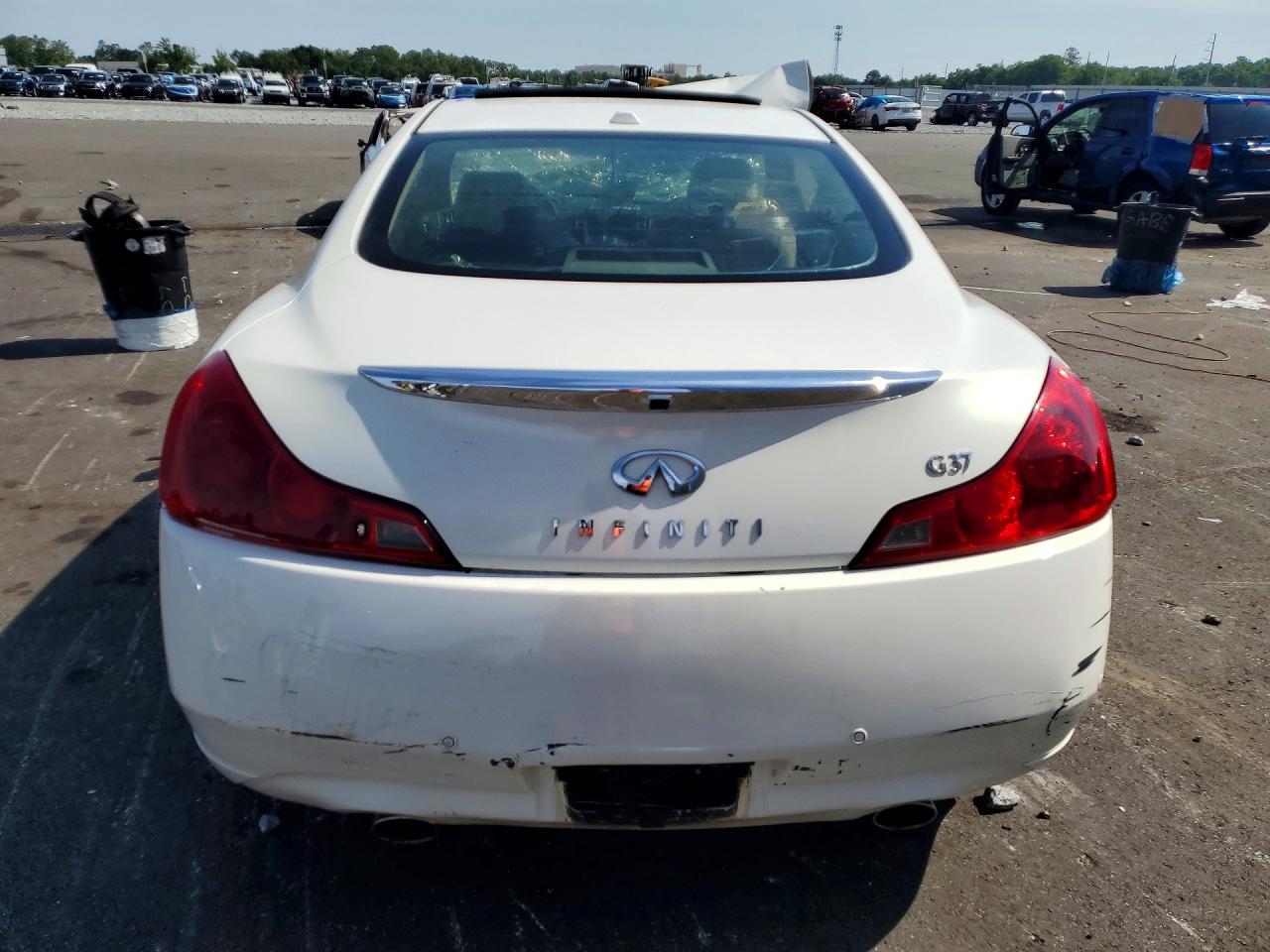 2013 Infiniti G37 Coupe Journey White vin: JN1CV6EK9DM920626