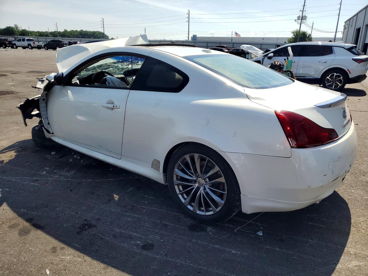 2013 Infiniti G37 Coupe Journey White vin: JN1CV6EK9DM920626