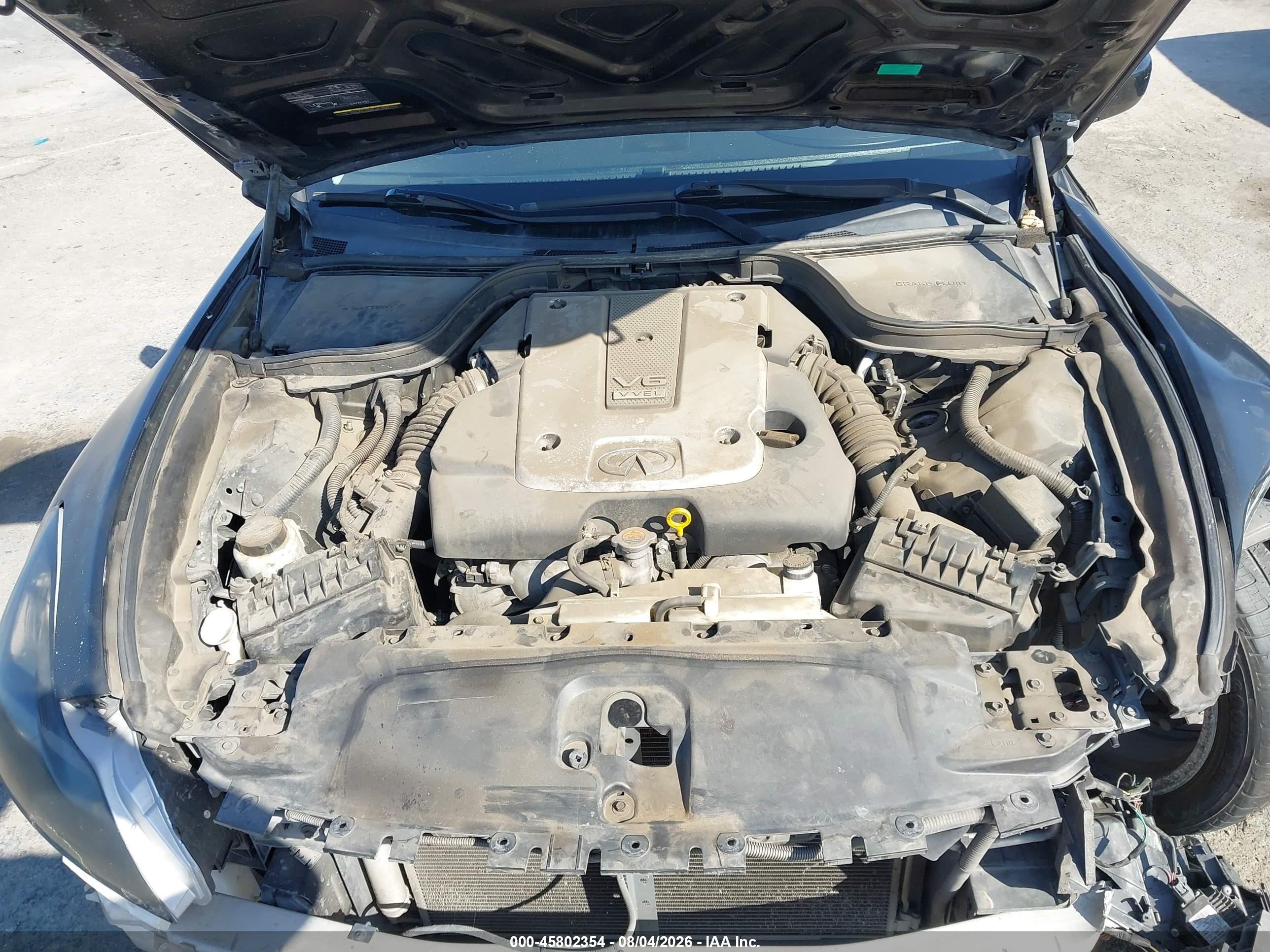 2014 Infiniti Q60 Journey Черный vin: JN1CV6EK9EM111158