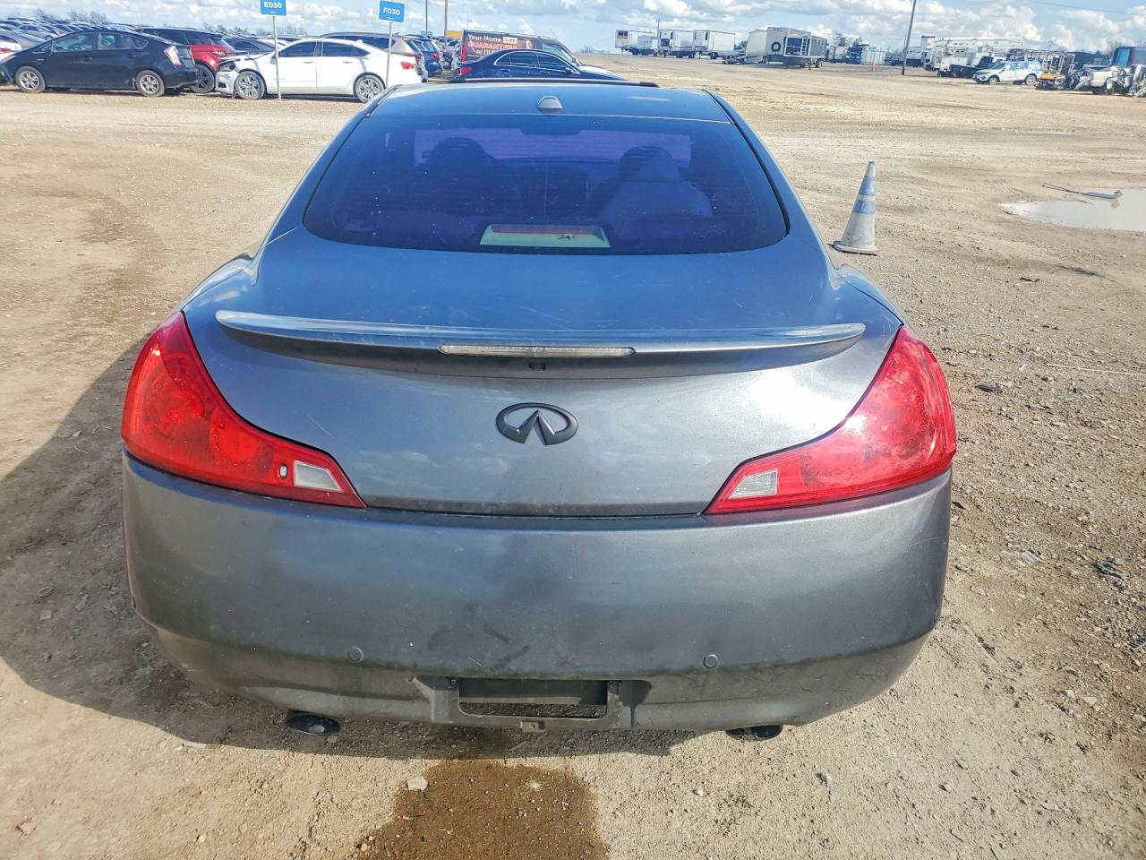 2010 Infiniti G37 Coupe Base Gray vin: JN1CV6EKXAM101054