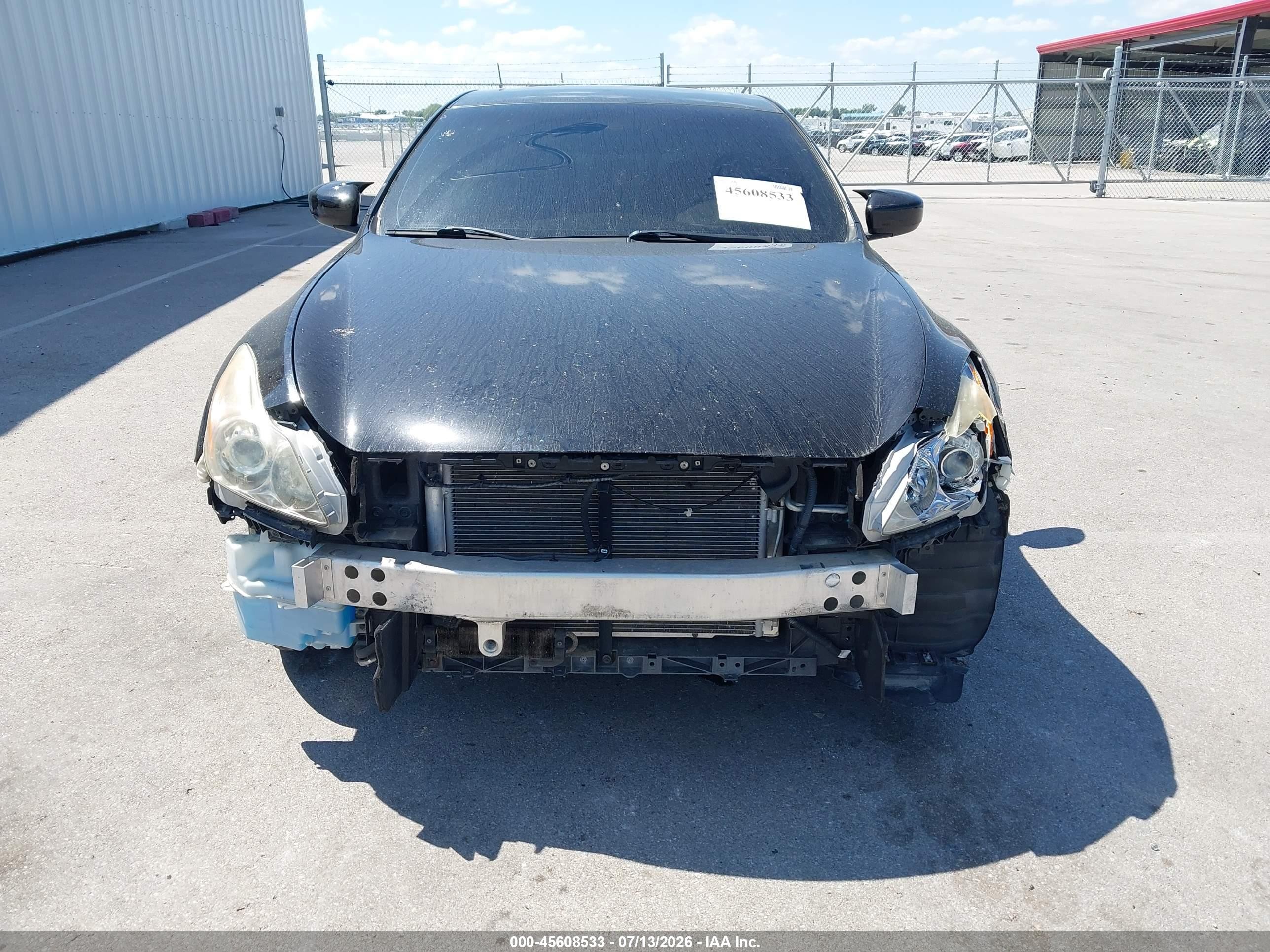 2010 Infiniti G37 Journey Черный vin: JN1CV6EKXAM102995