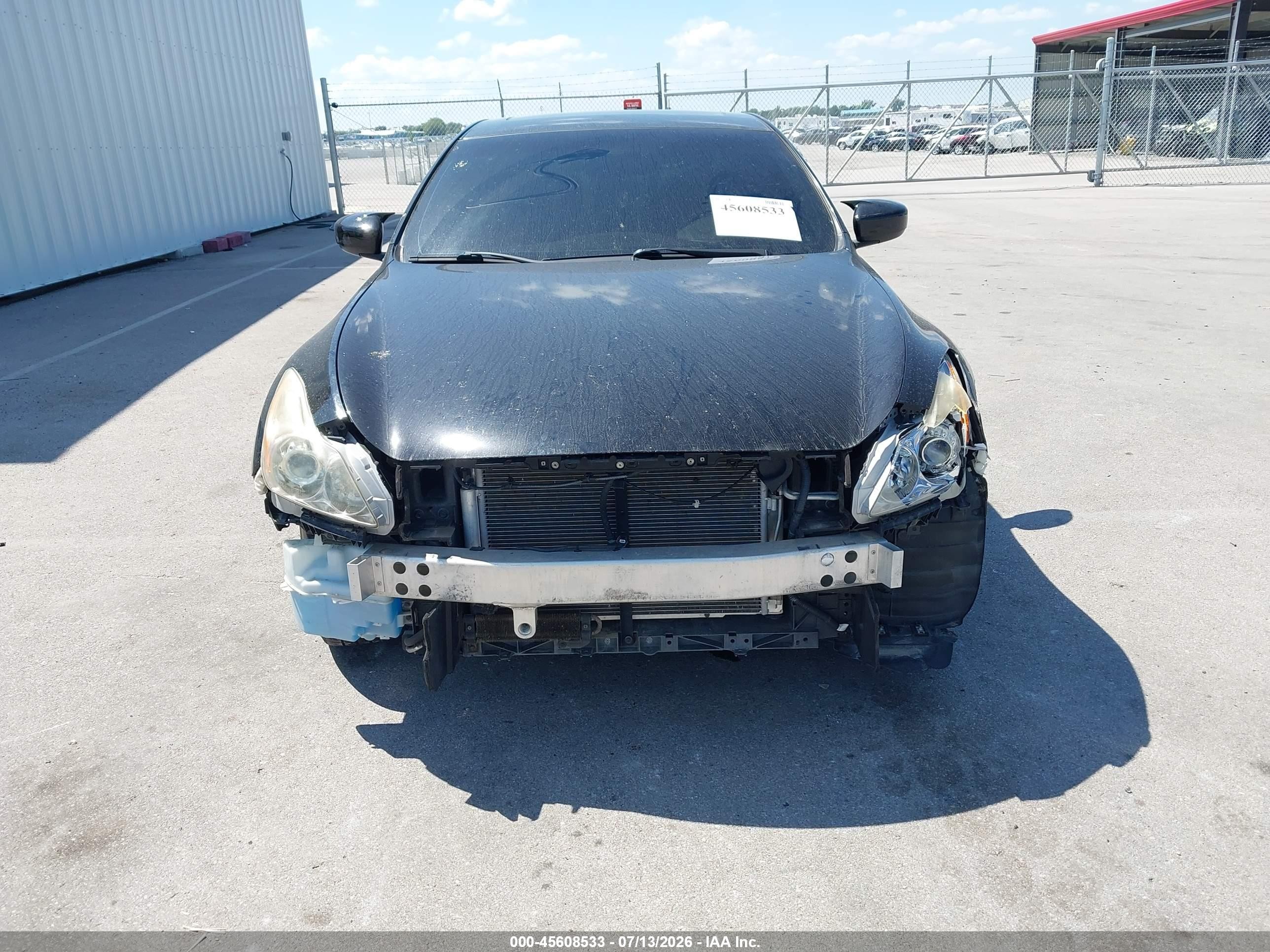 2010 Infiniti G37 Journey Черный vin: JN1CV6EKXAM102995