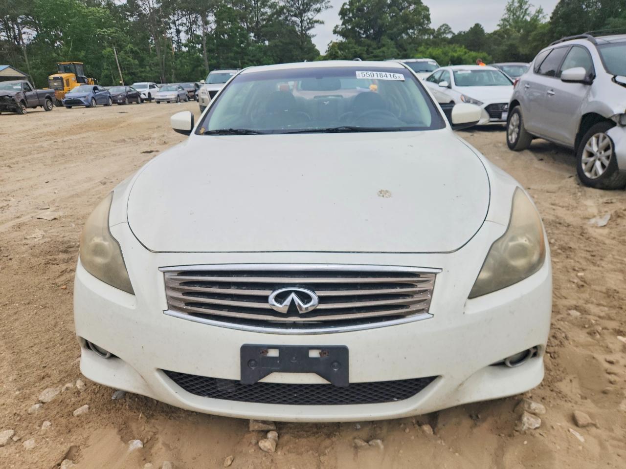 2012 Infiniti G37 Coupe Base White vin: JN1CV6EKXCM422546