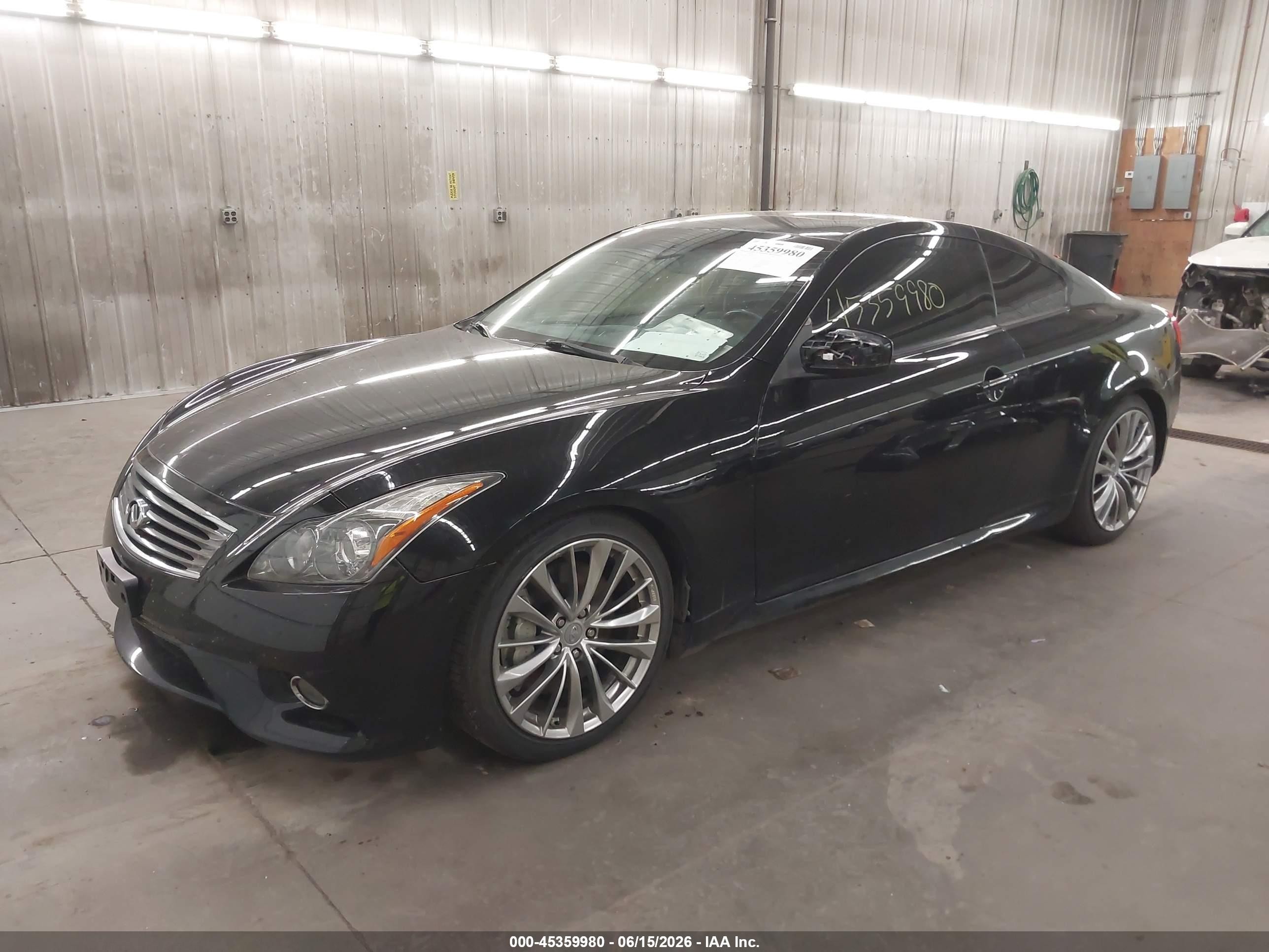 2013 Infiniti G37 Sport Black vin: JN1CV6EKXDM921767