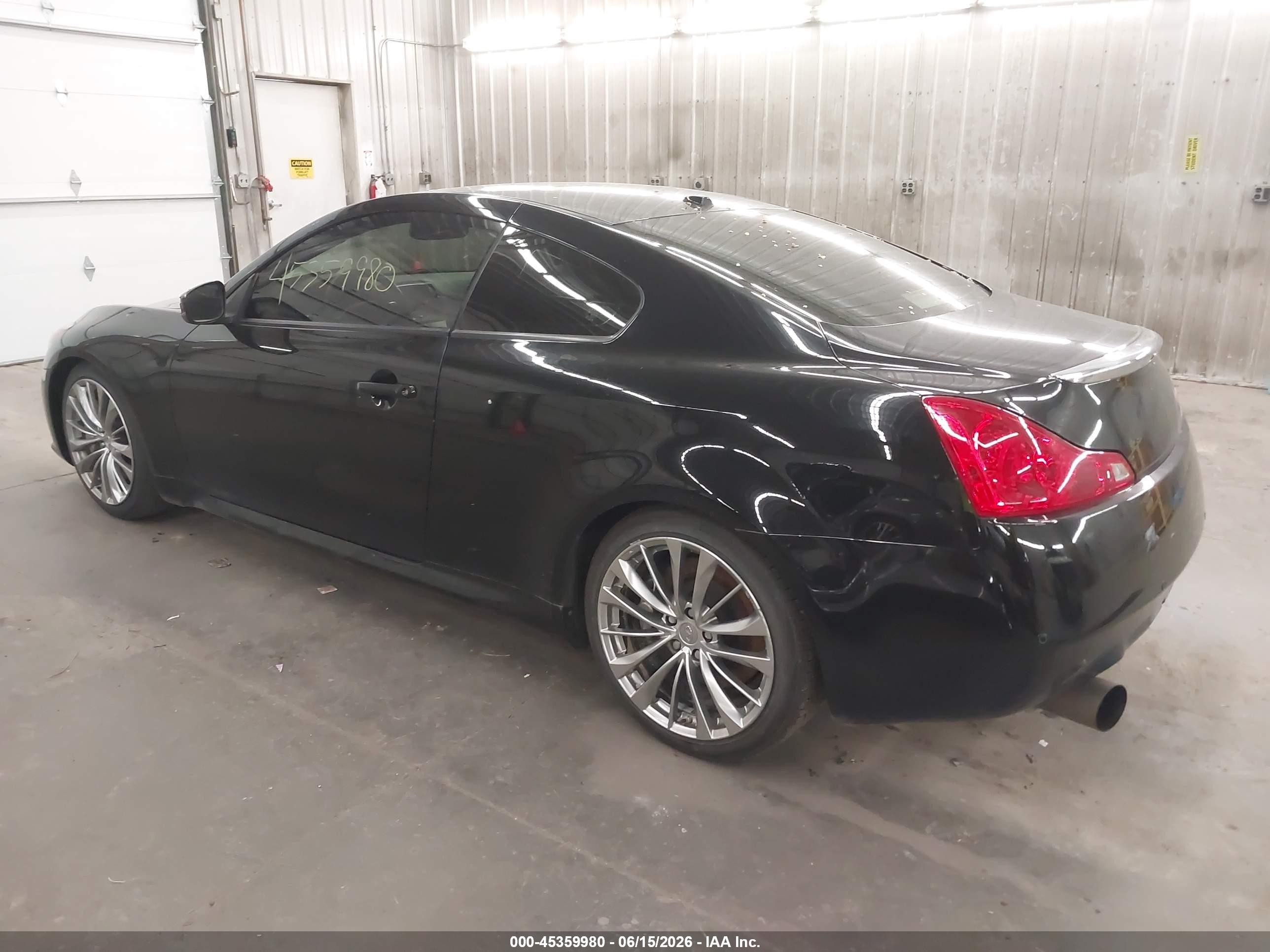 2013 Infiniti G37 Sport Black vin: JN1CV6EKXDM921767