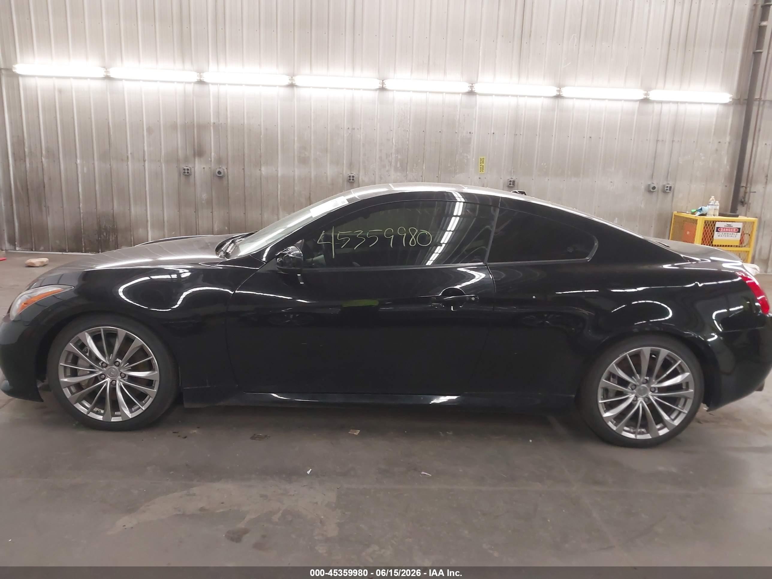 2013 Infiniti G37 Sport Black vin: JN1CV6EKXDM921767