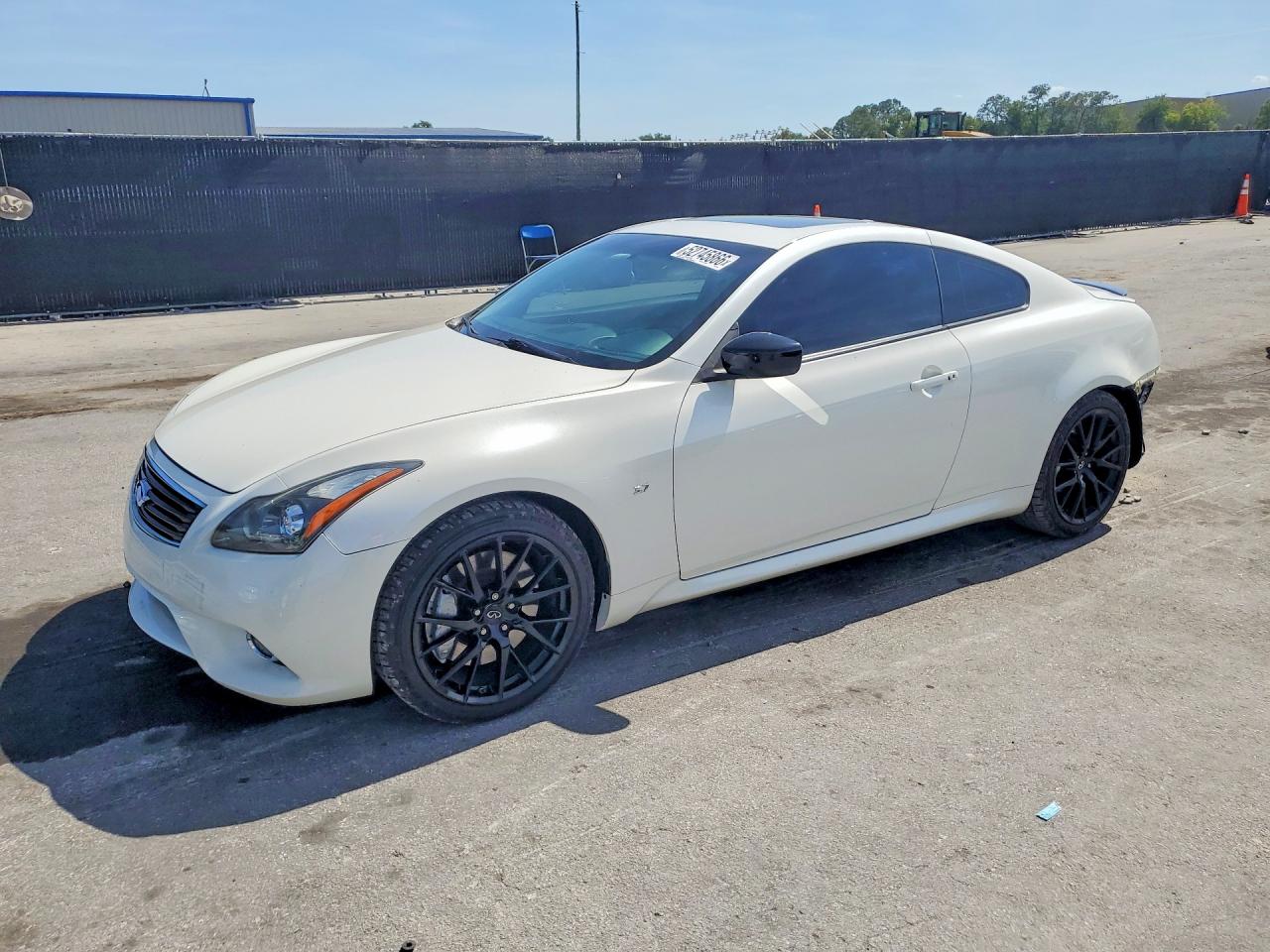 2015 Infiniti Q60 Coupe Journey White vin: JN1CV6EKXFM870189