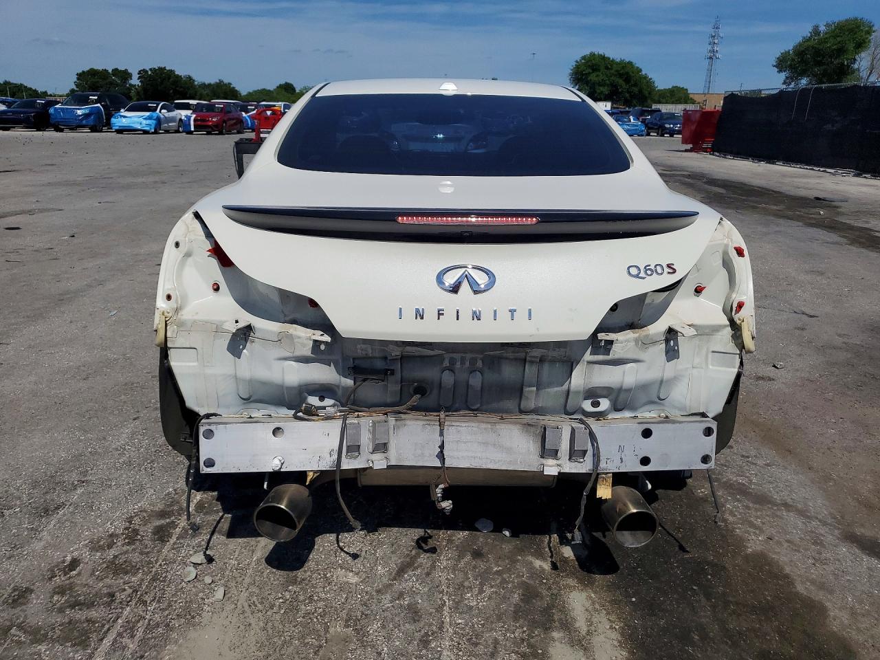 2015 Infiniti Q60 Coupe Journey White vin: JN1CV6EKXFM870189