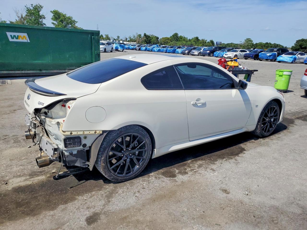 2015 Infiniti Q60 Coupe Journey White vin: JN1CV6EKXFM870189