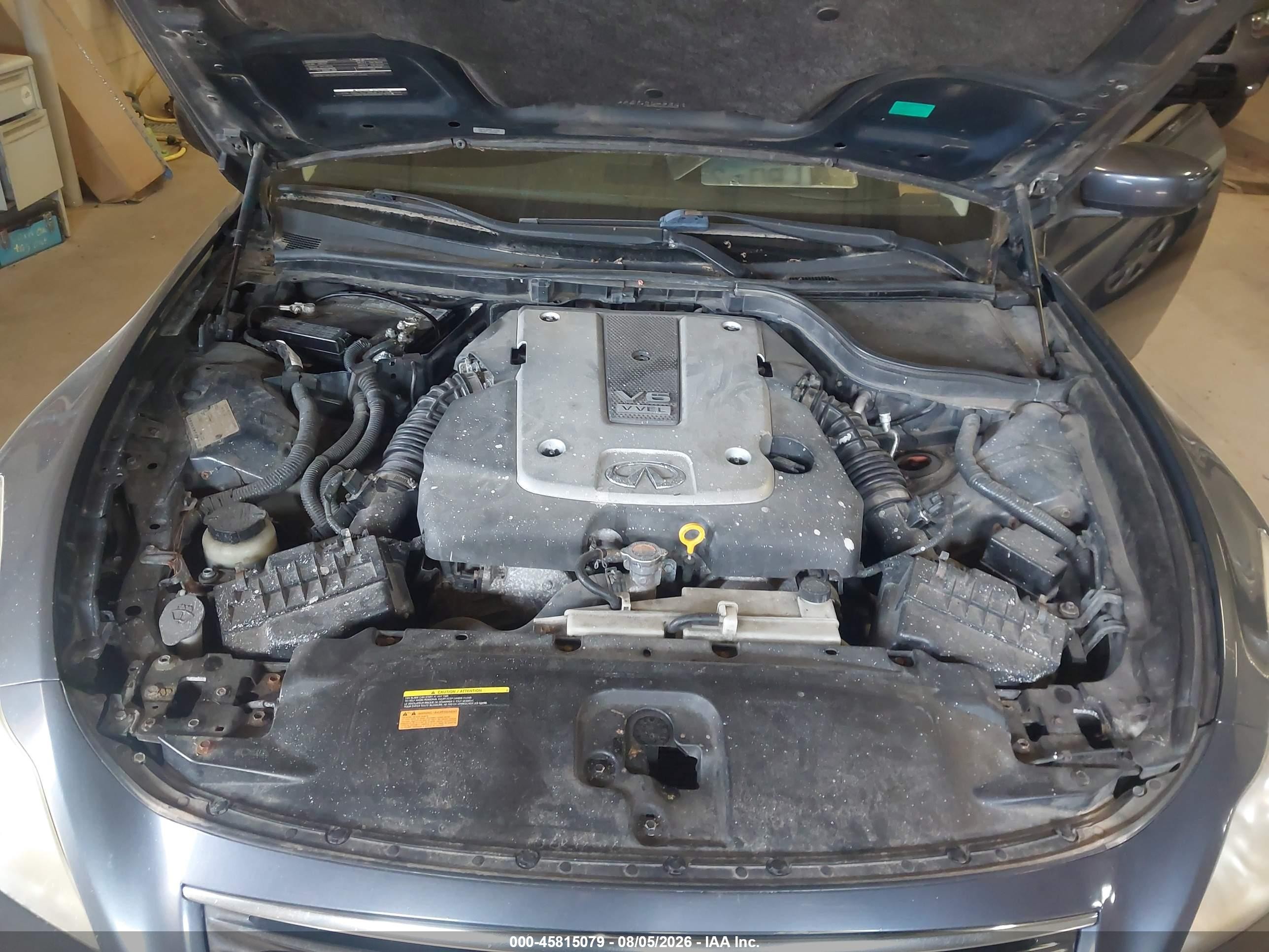 2010 Infiniti G37x Gray vin: JN1CV6EL0AM153575
