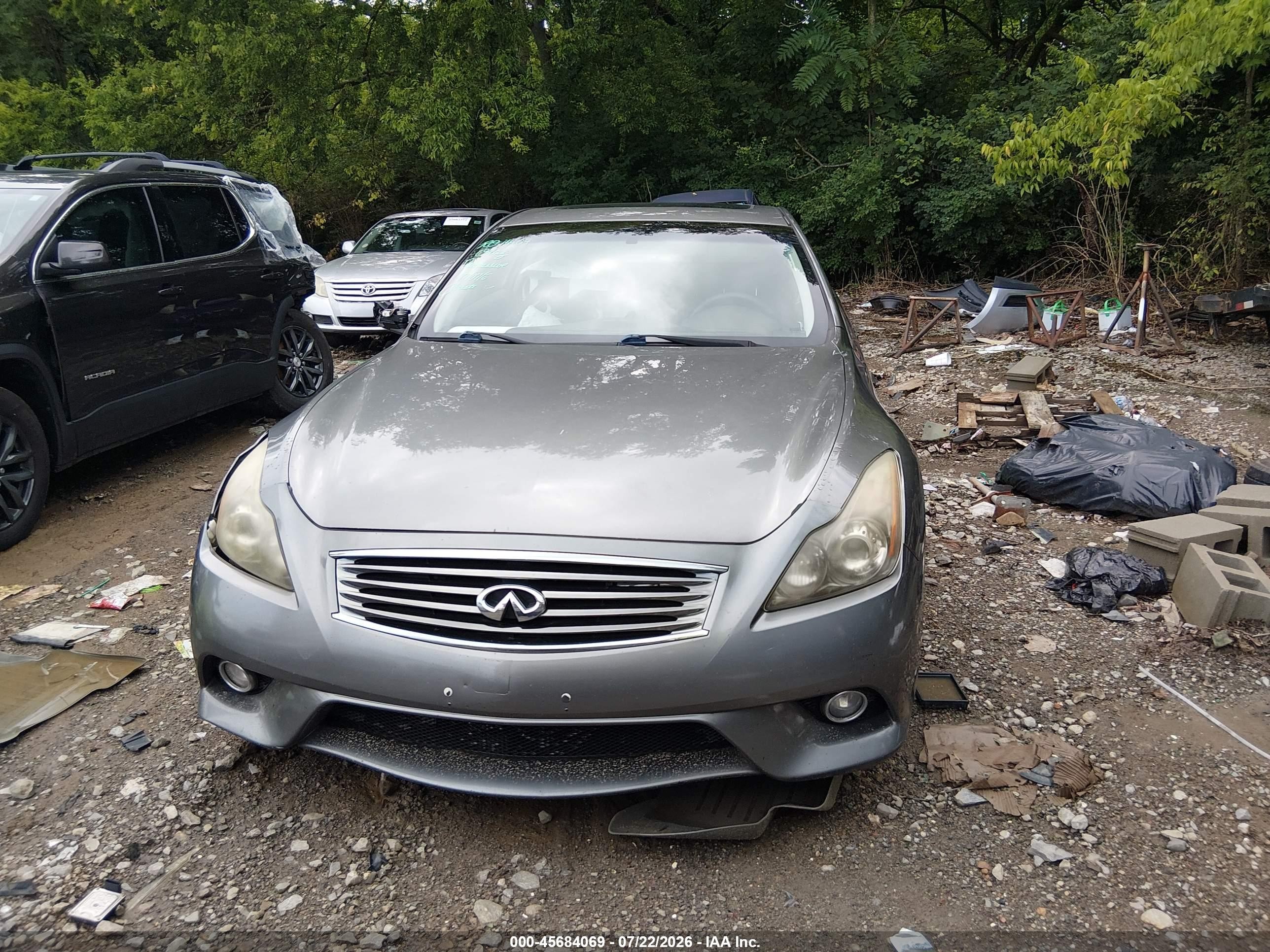 2011 Infiniti G37x Gray vin: JN1CV6EL0BM264029