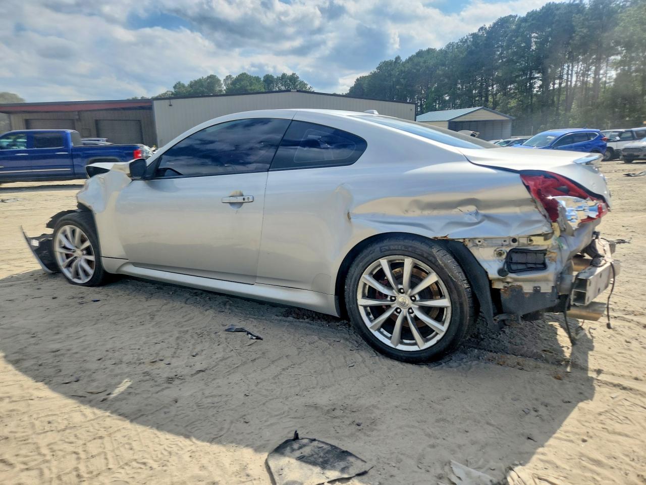 2012 Infiniti G37 Coupe X Silver vin: JN1CV6EL0CM472803