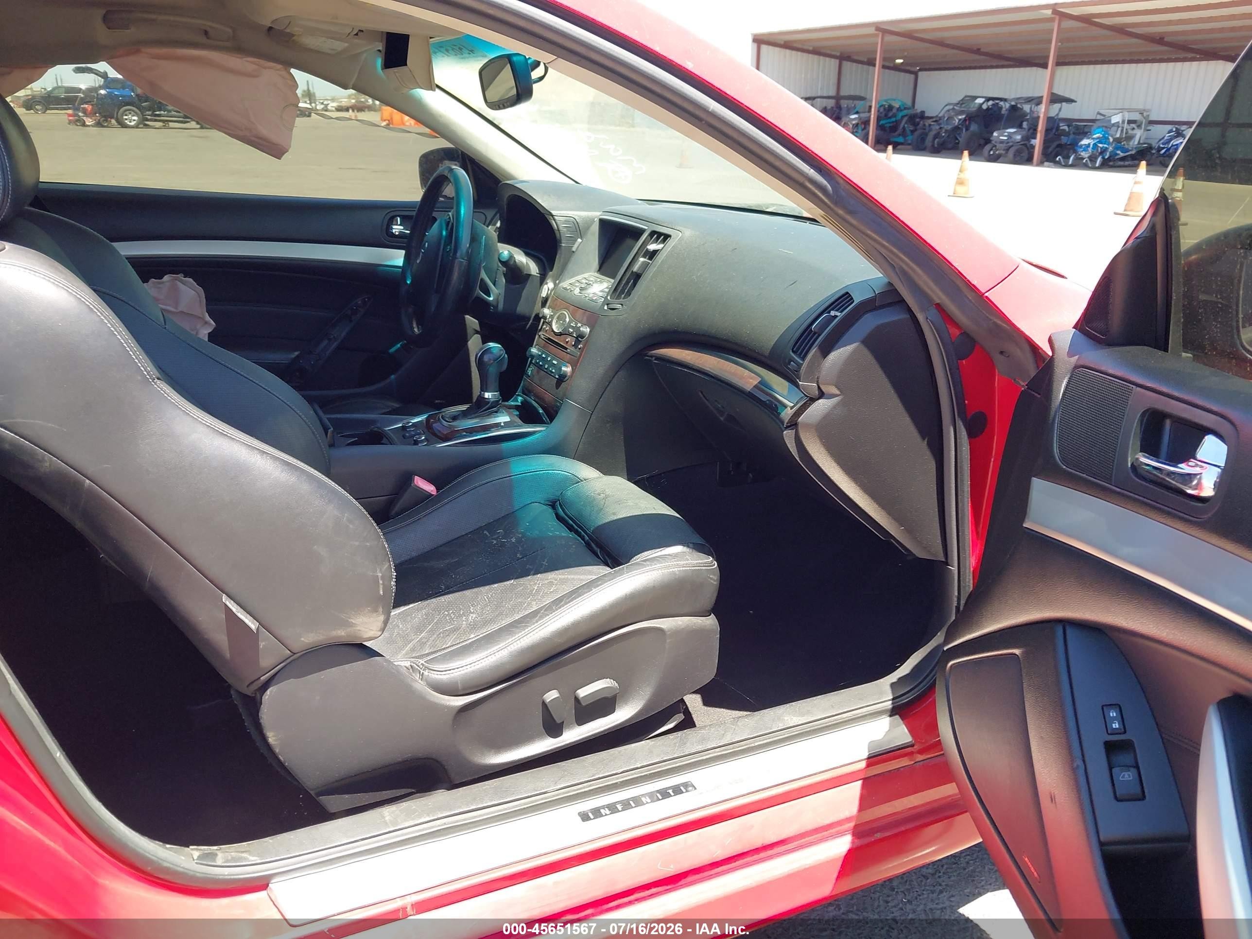 2012 Infiniti G37x   Red vin: JN1CV6EL0CM472915