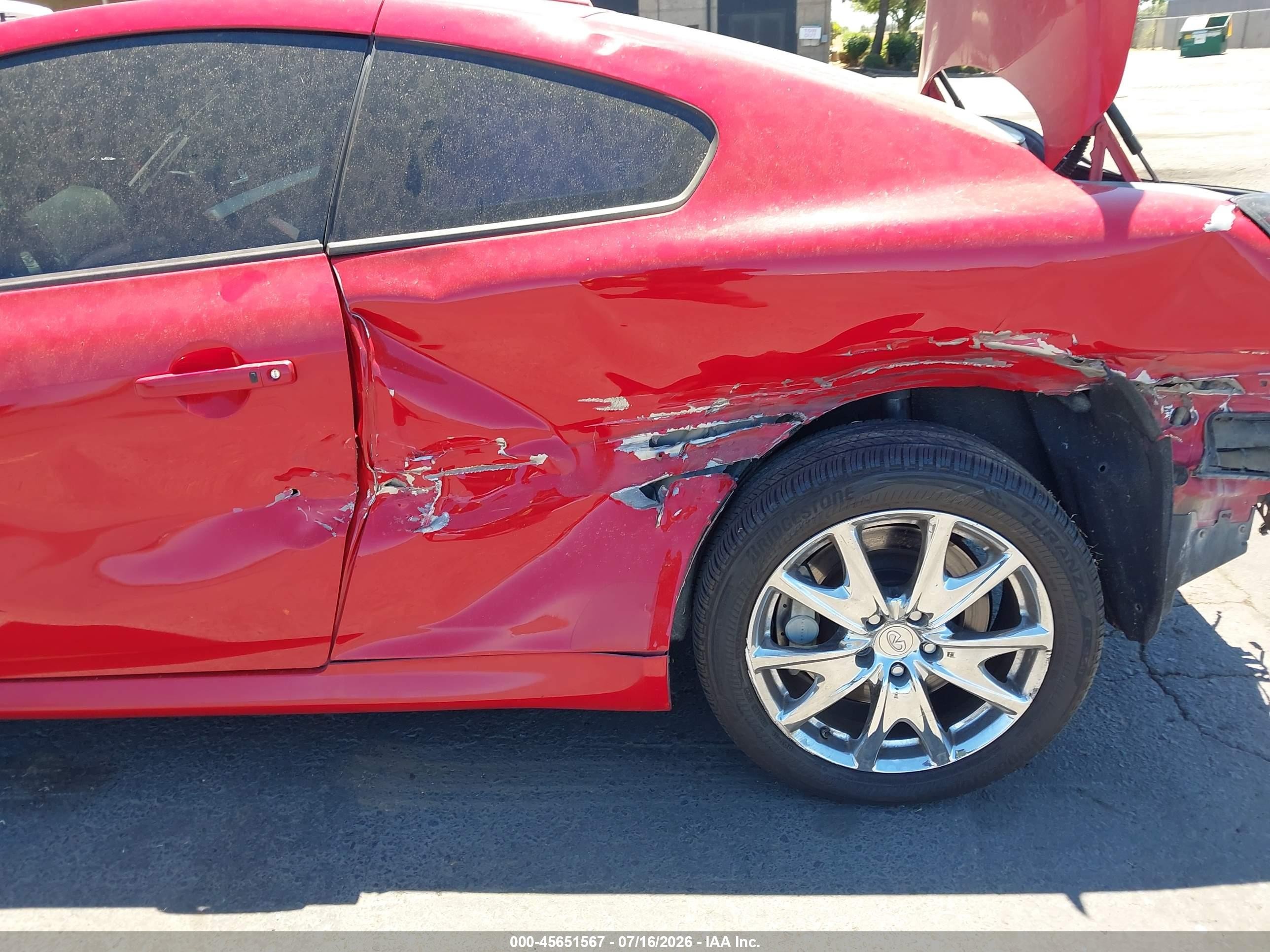 2012 Infiniti G37x   Red vin: JN1CV6EL0CM472915
