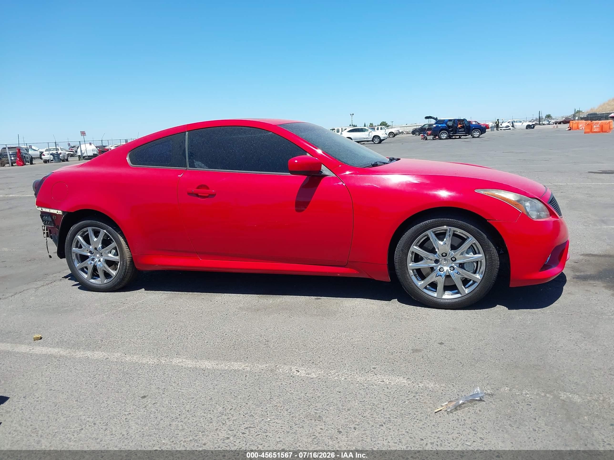 2012 Infiniti G37x   Red vin: JN1CV6EL0CM472915
