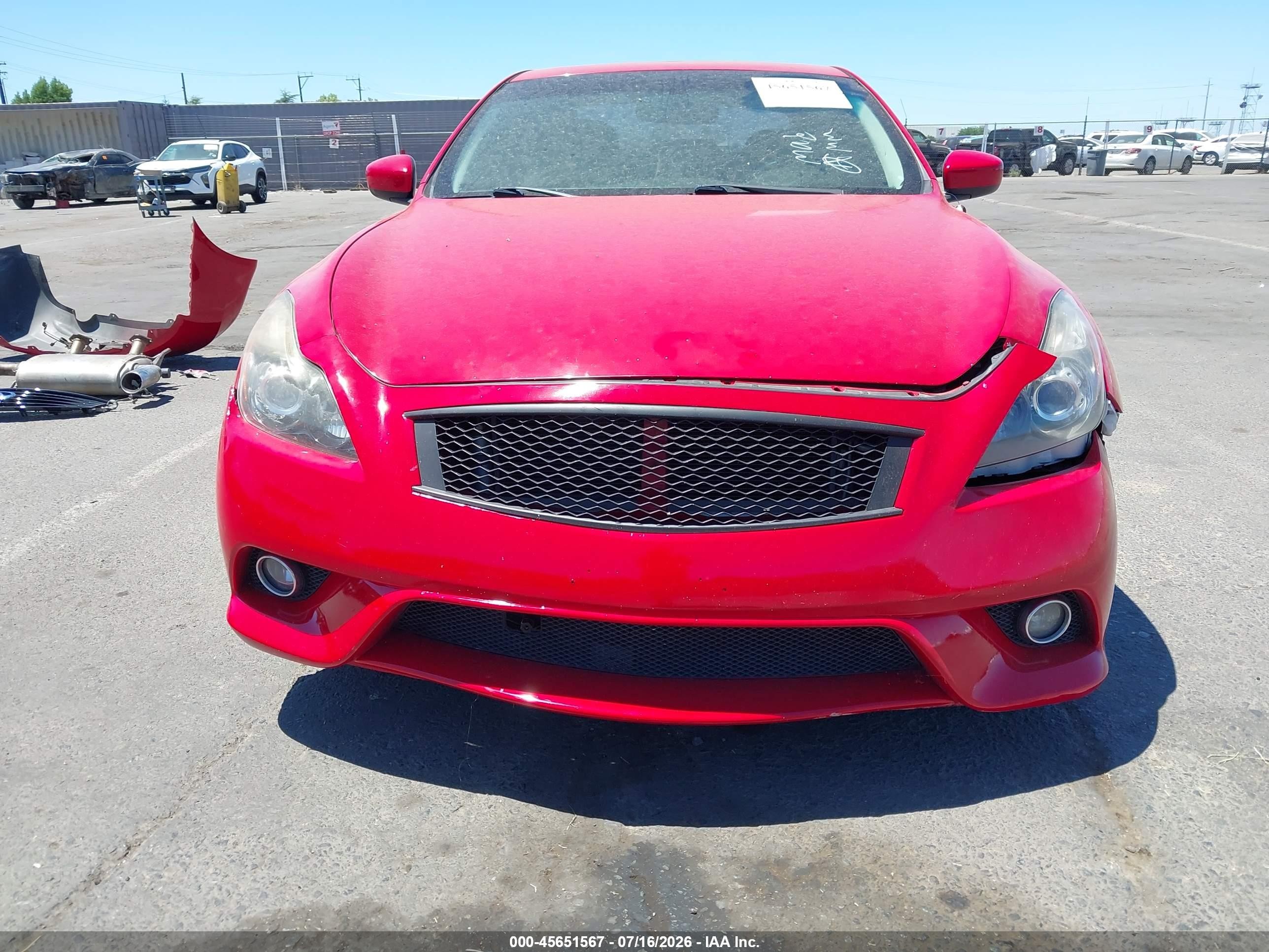 2012 Infiniti G37x   Red vin: JN1CV6EL0CM472915