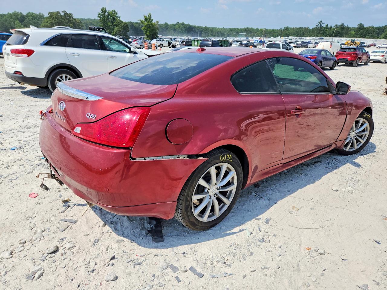 2014 Infiniti Q60 Coupe Base Burgundy vin: JN1CV6EL0EM131775