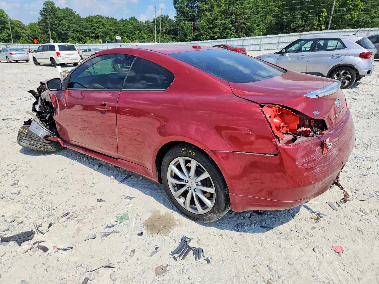 2014 Infiniti Q60 Coupe Base Burgundy vin: JN1CV6EL0EM131775