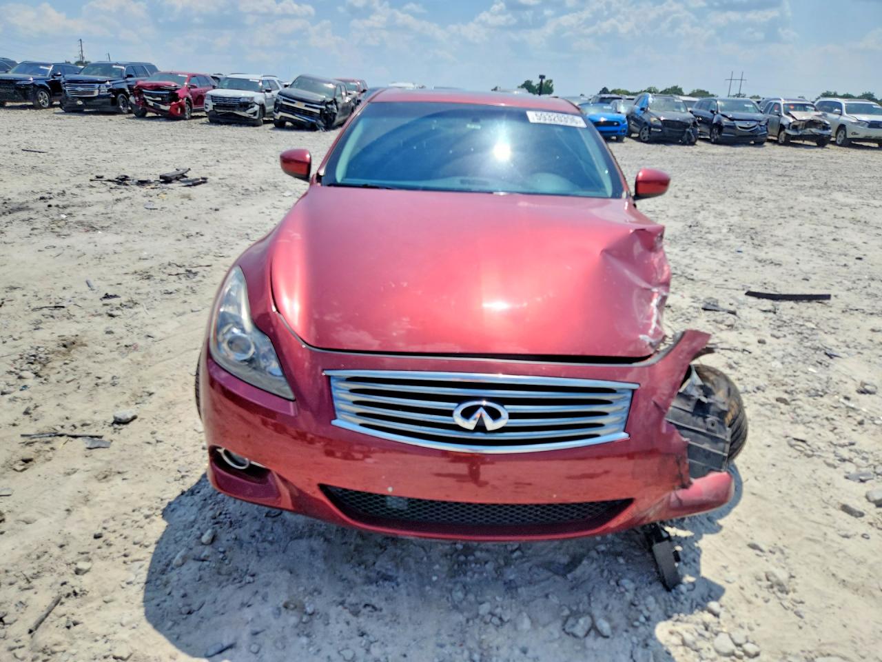2014 Infiniti Q60 Coupe Base Burgundy vin: JN1CV6EL0EM131775