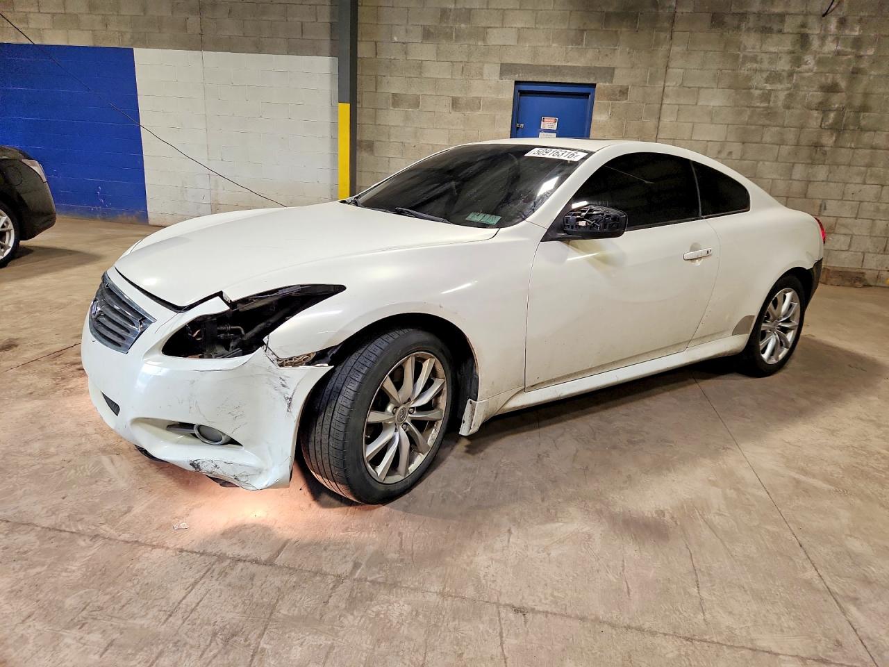 2011 Infiniti G37 Coupe X White vin: JN1CV6EL1BM264279