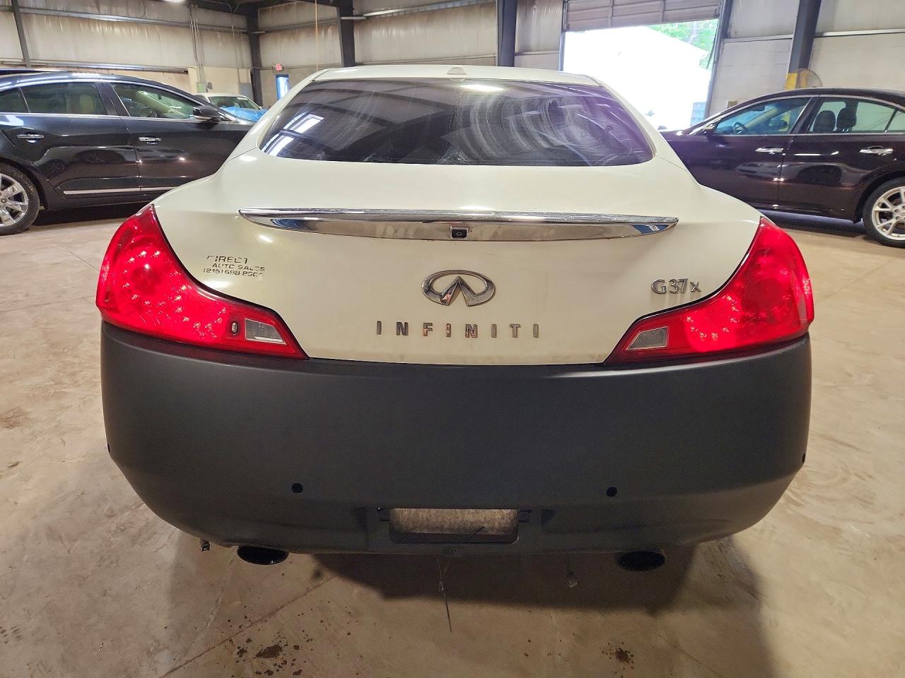 2011 Infiniti G37 Coupe X White vin: JN1CV6EL1BM264279