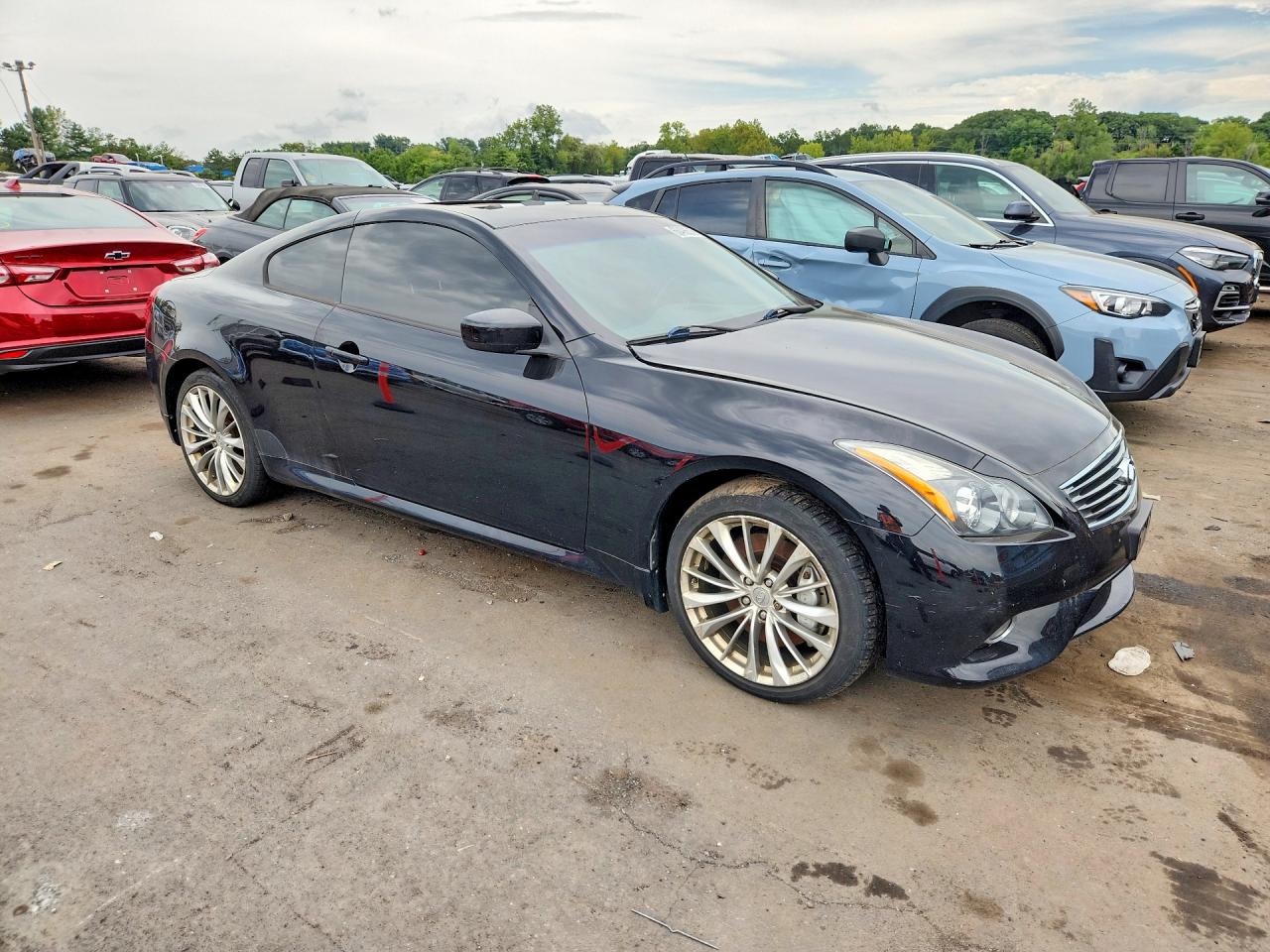 2013 Infiniti G37 Coupe X Черный vin: JN1CV6EL1DM950616