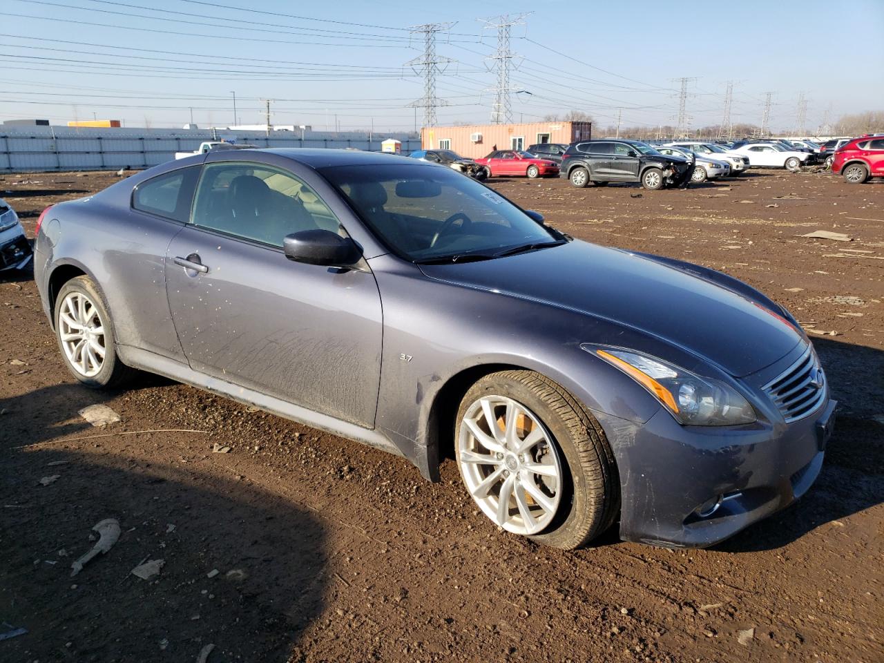 2014 Infiniti Q60 Journey Gray vin: JN1CV6EL1EM132496