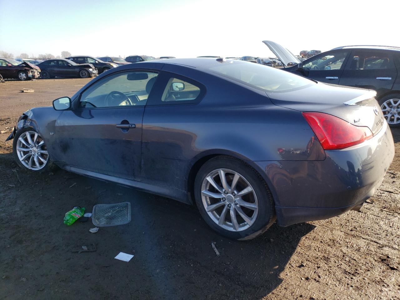 2014 Infiniti Q60 Journey Gray vin: JN1CV6EL1EM132496