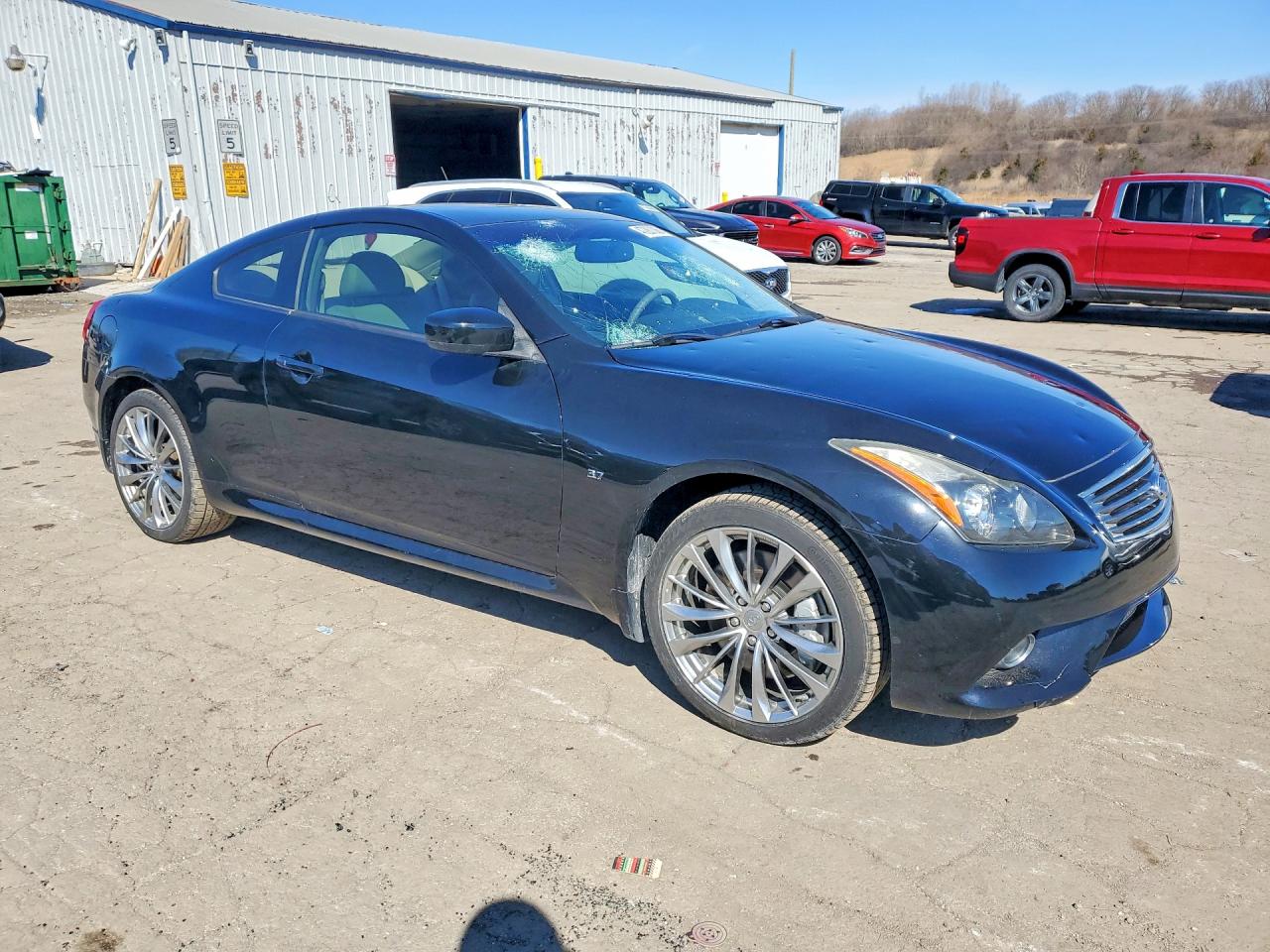 2015 Infiniti Q60 Coupe Base Черный vin: JN1CV6EL1FM890467