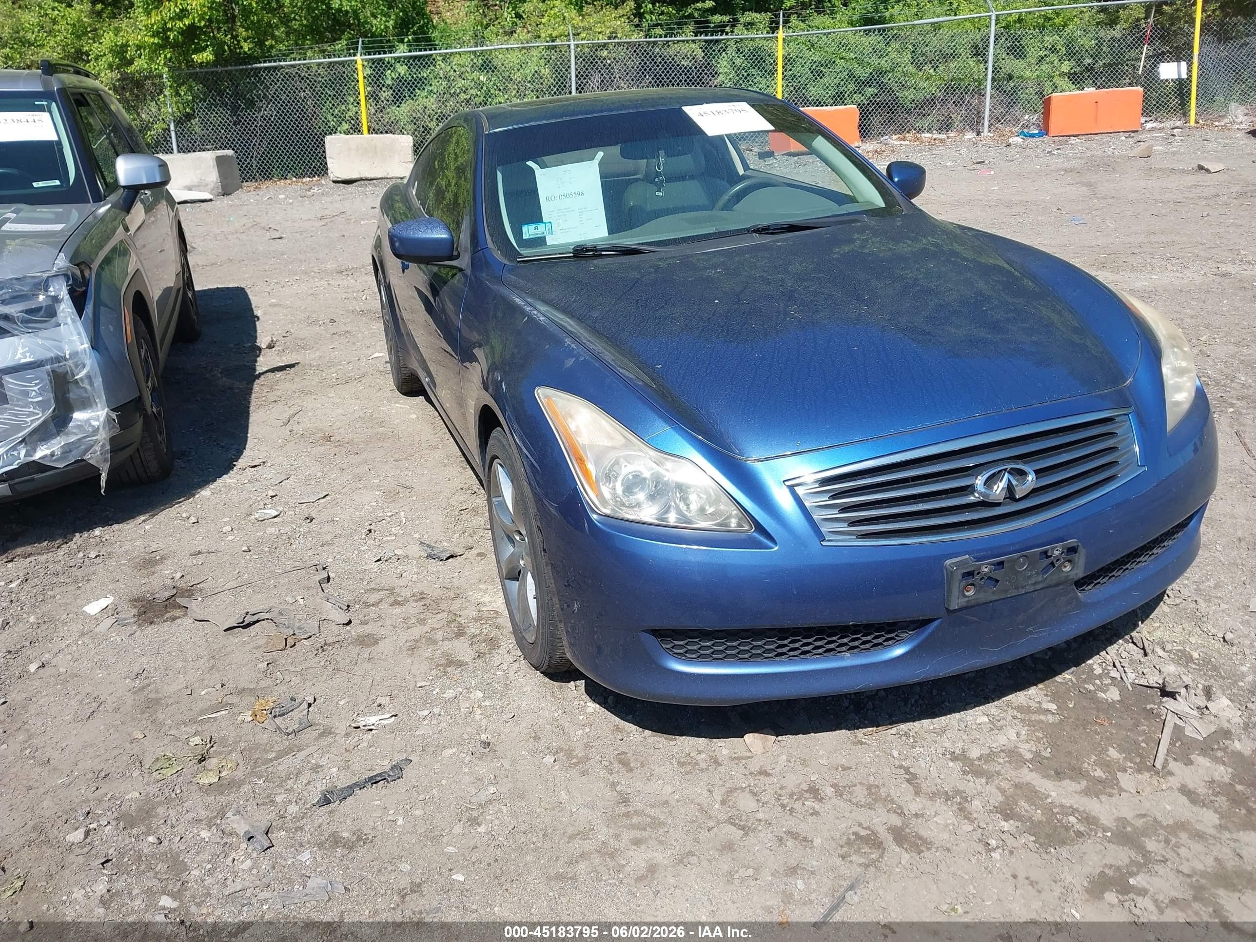 2010 Infiniti G37x   Blue vin: JN1CV6EL2AM152010