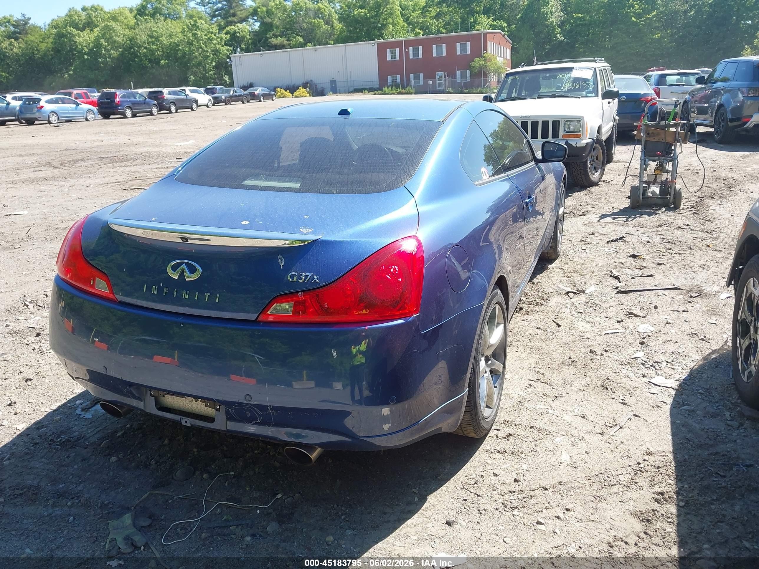 2010 Infiniti G37x   Blue vin: JN1CV6EL2AM152010