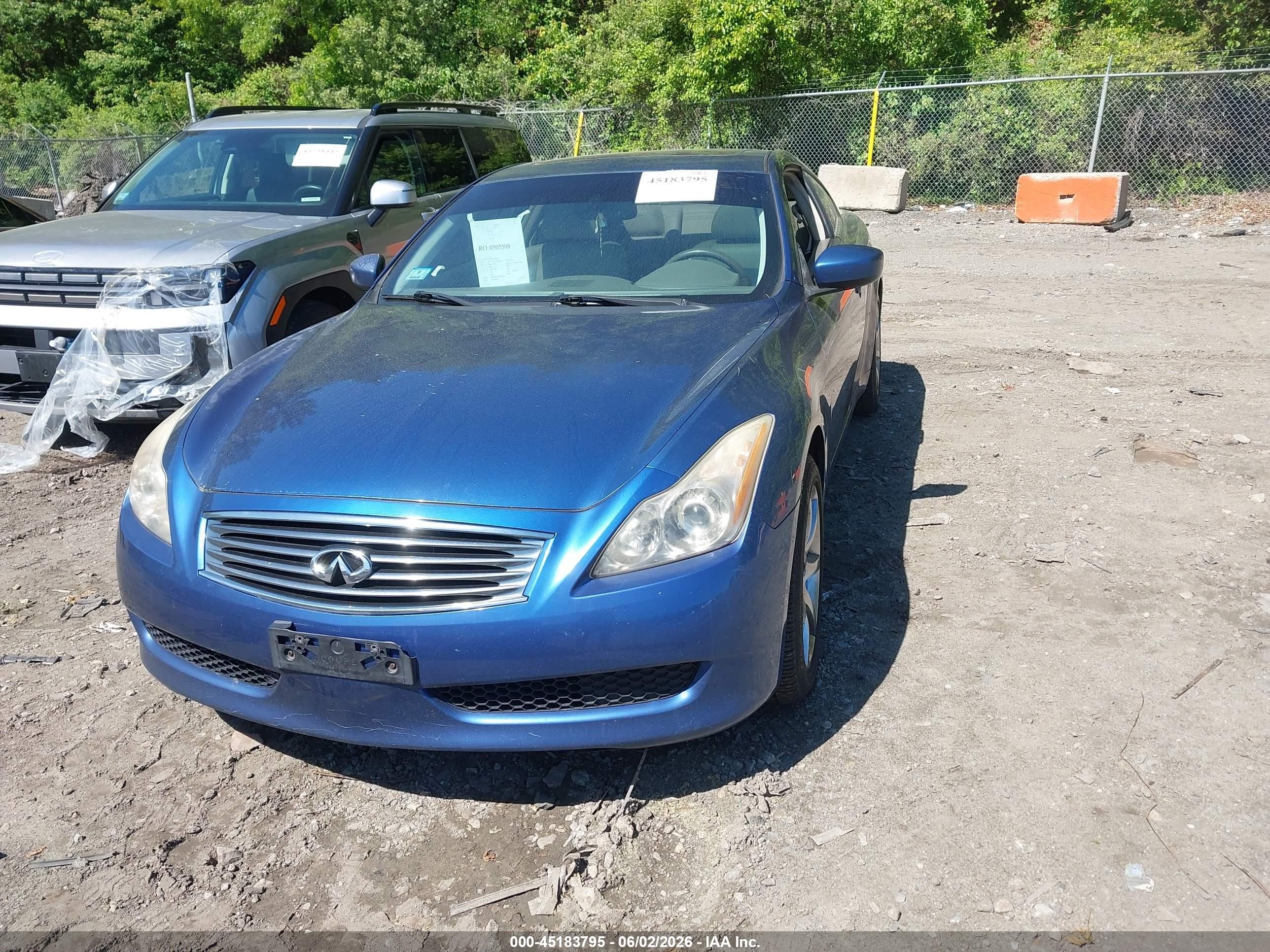 2010 Infiniti G37x   Blue vin: JN1CV6EL2AM152010