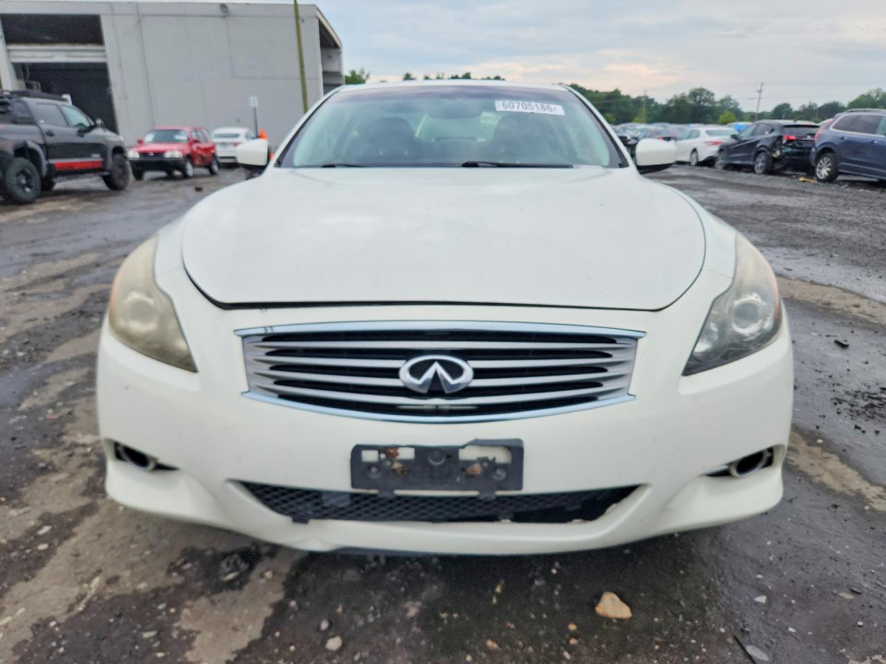 2012 Infiniti G37 Coupe X Белый vin: JN1CV6EL2CM472608