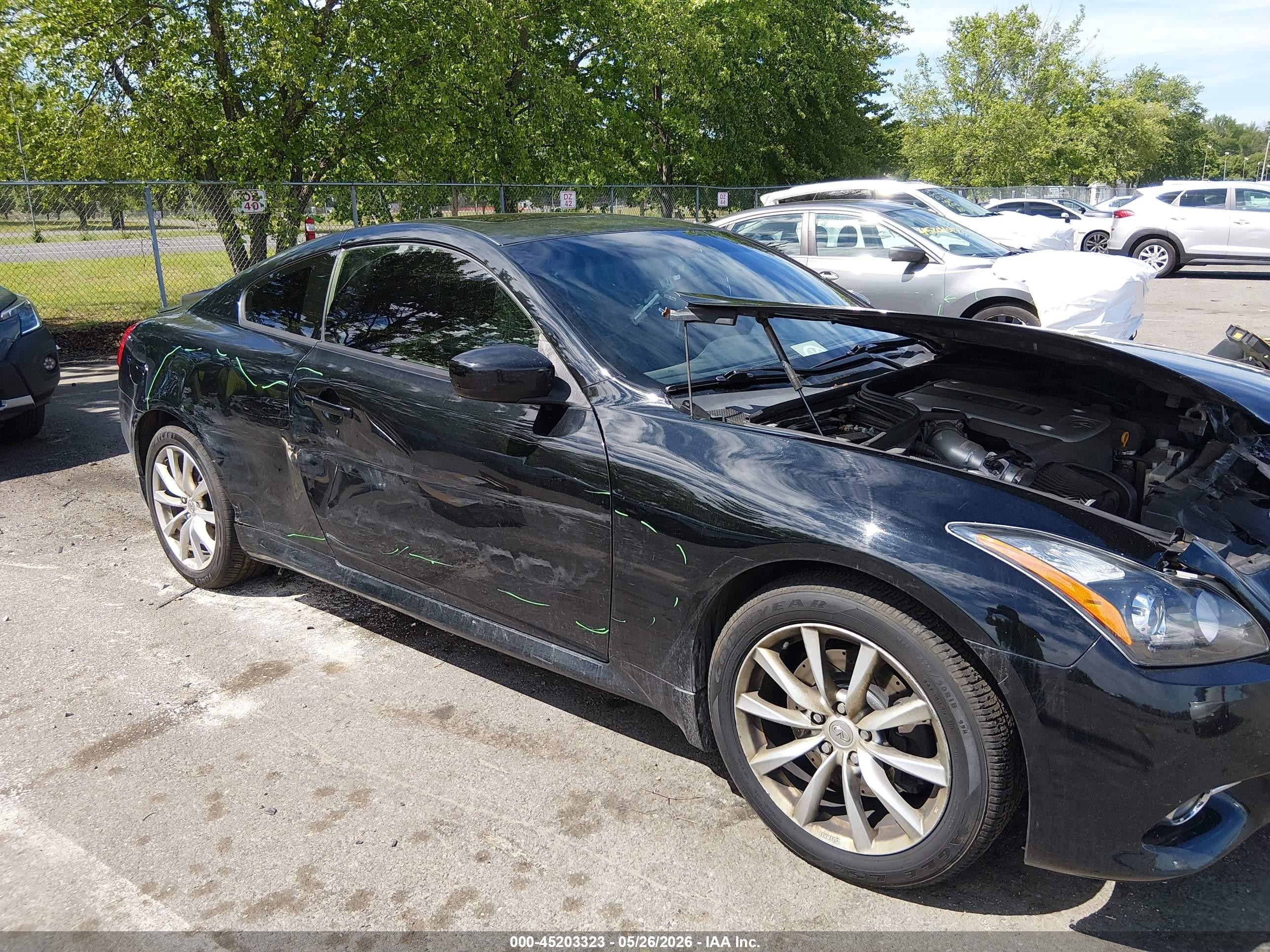 2013 Infiniti G37x Black vin: JN1CV6EL2DM982068