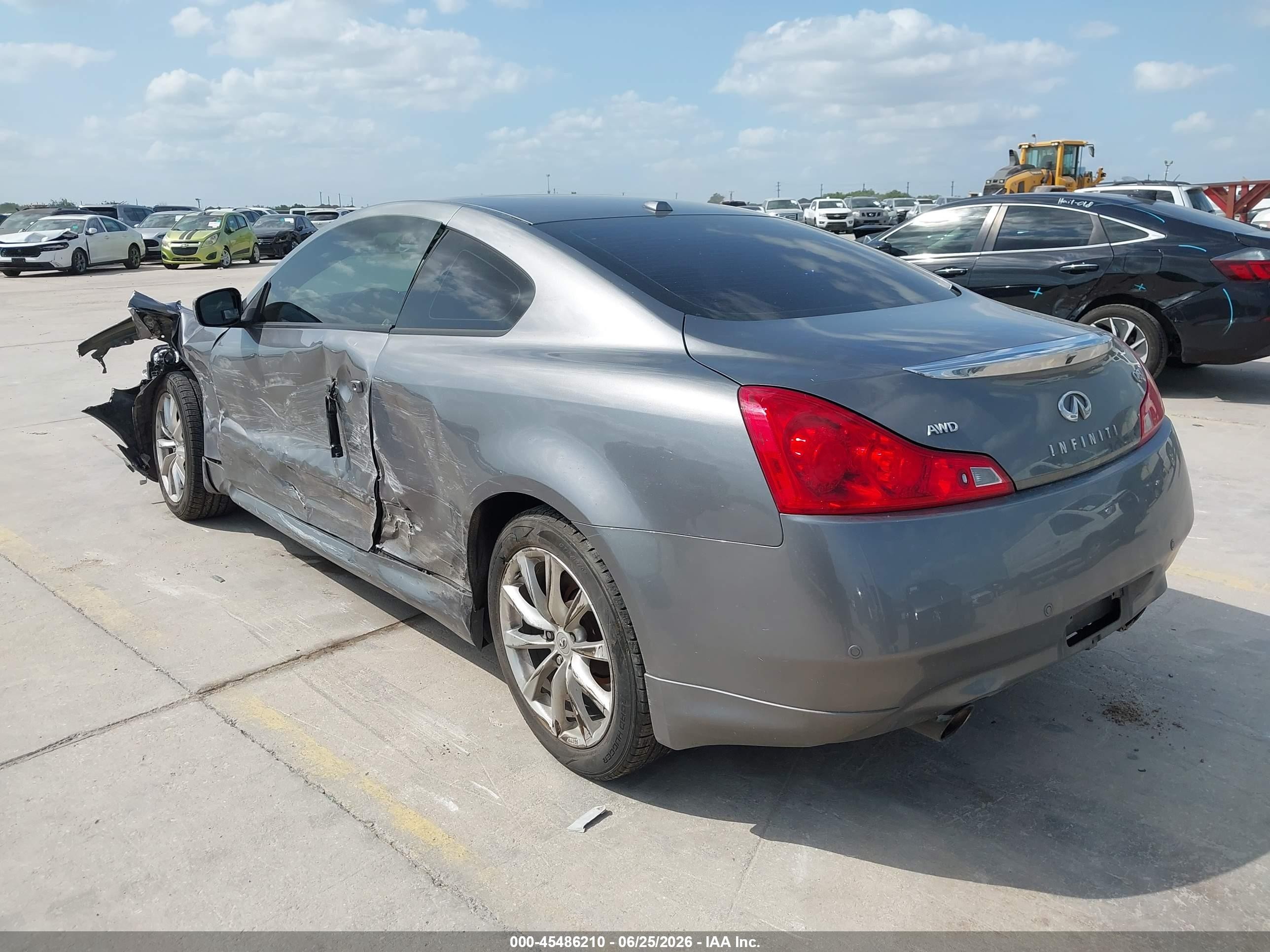 2014 Infiniti Q60   Gray vin: JN1CV6EL2EM132068